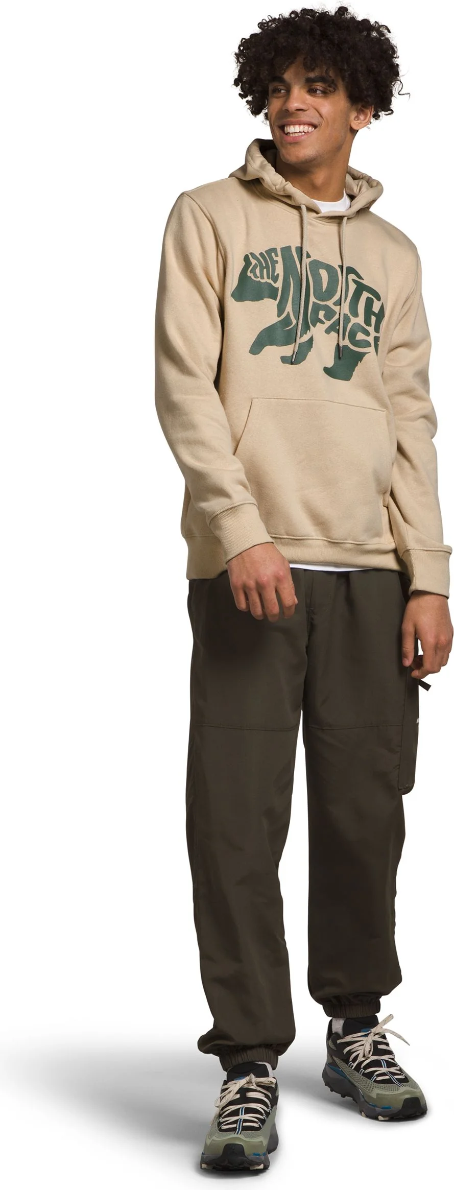 M TNF Bear Pullover Hoodie Gravel Bear Graphic