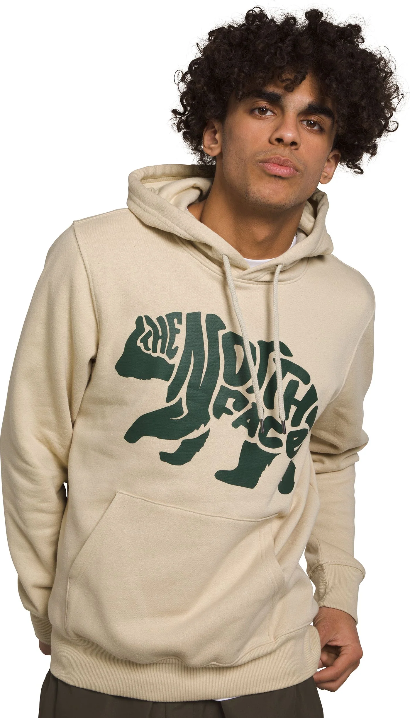 M TNF Bear Pullover Hoodie Gravel Bear Graphic - Image 3