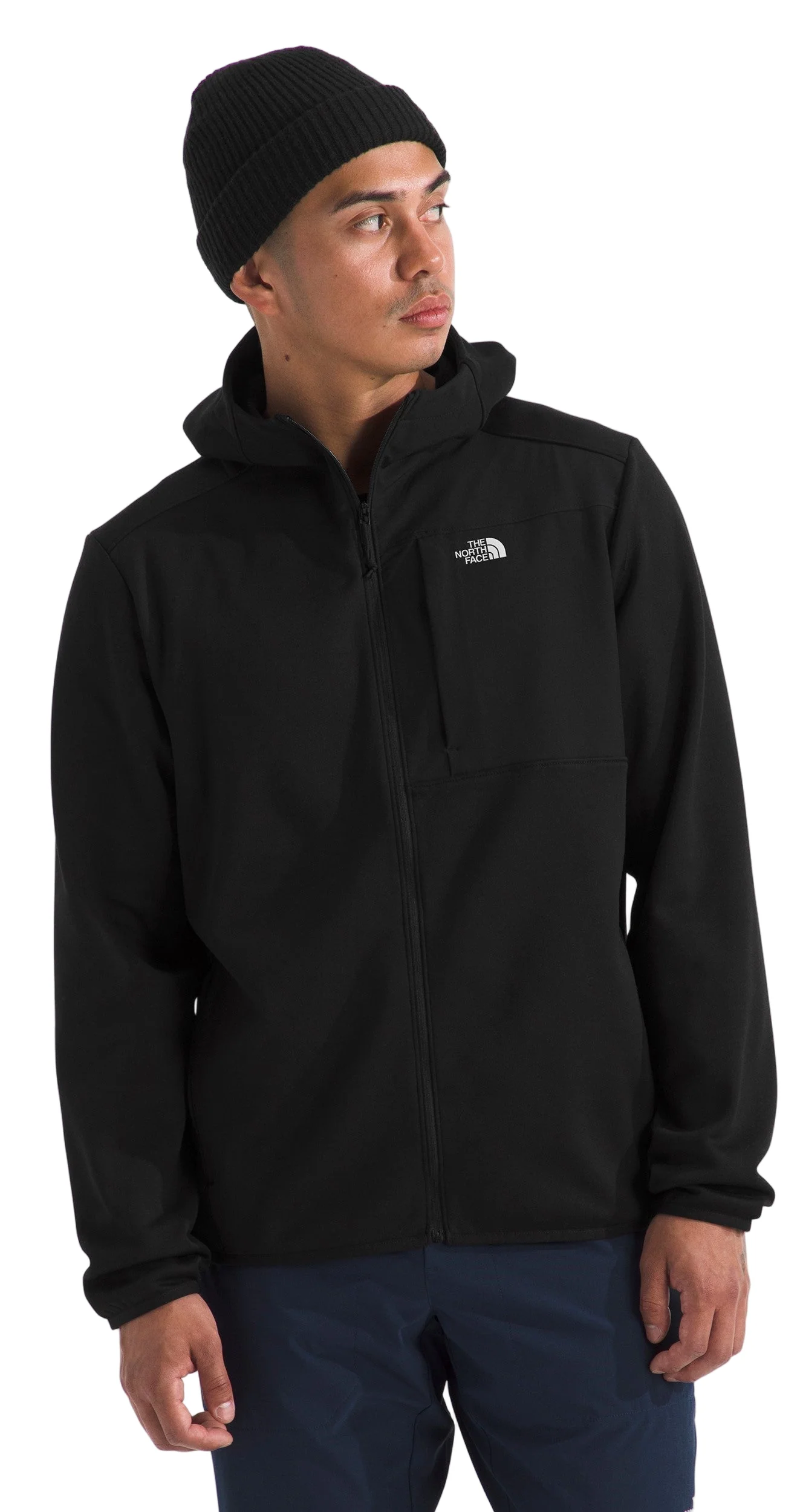 Men's TNF Performance Fleece Full Zip Hoodie TNF Black
