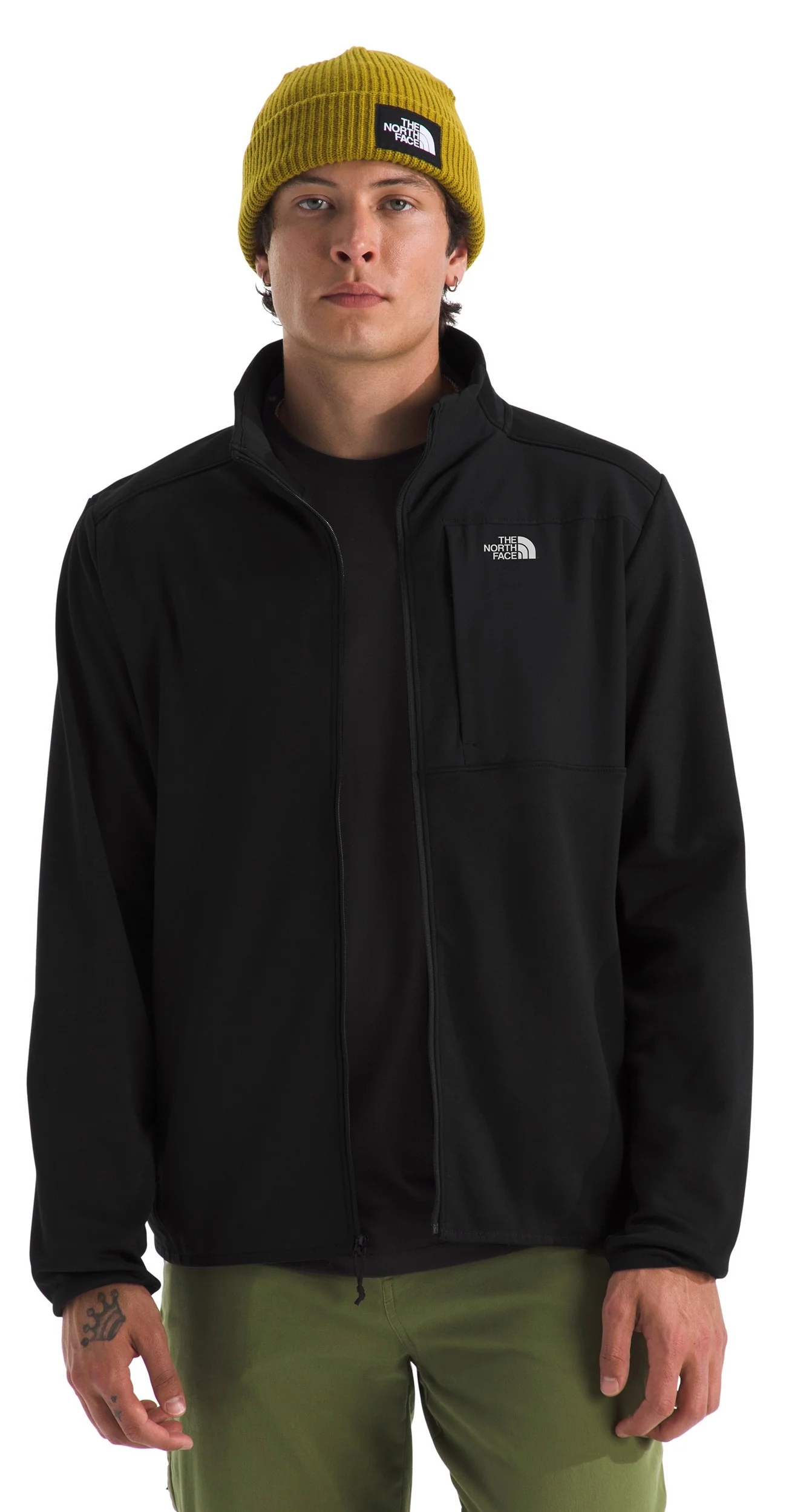 Men's TNF Performance Fleece Full Zip Jacket TNF Black