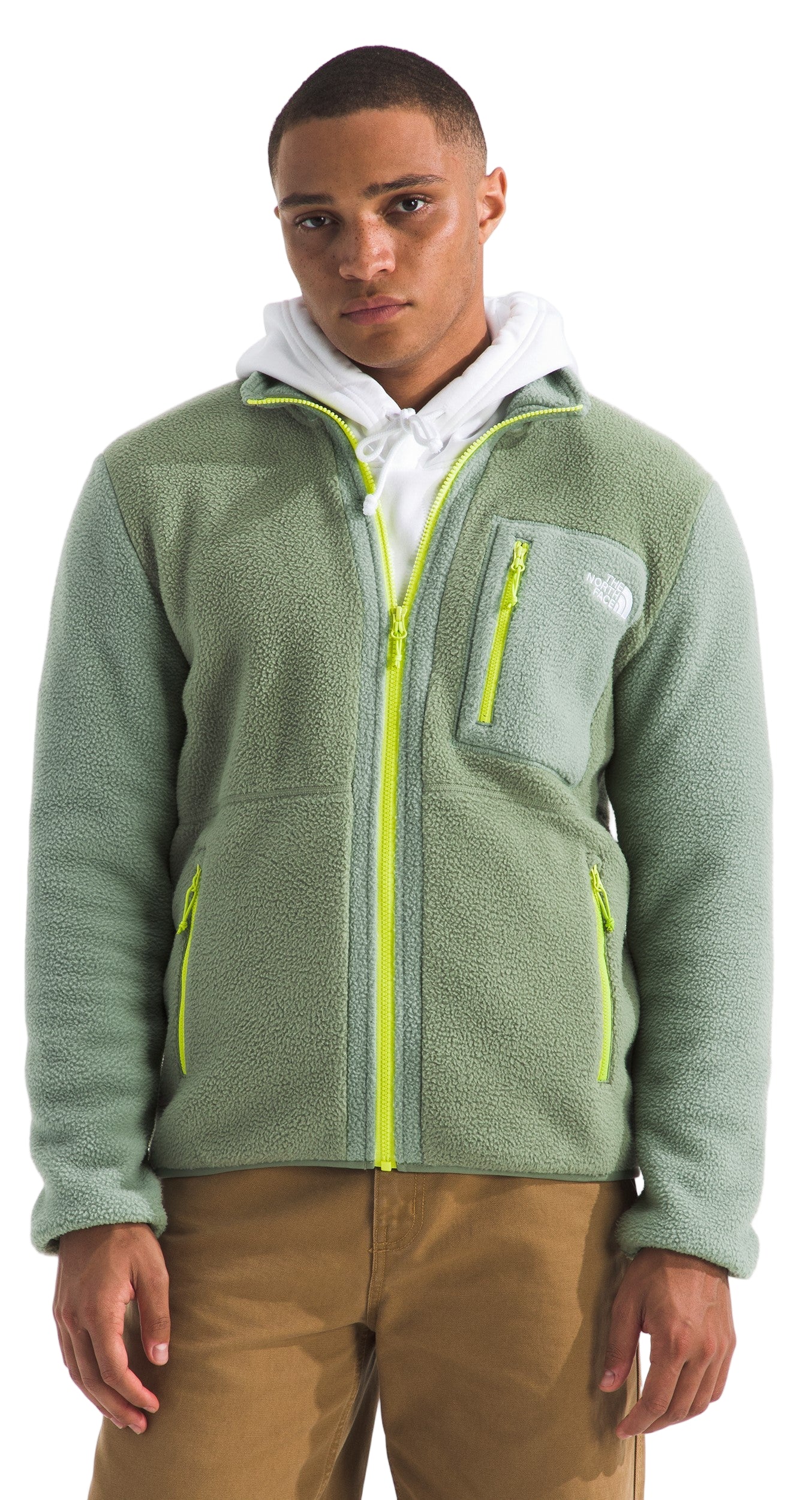 Men's Yumiori Full Zip Bark Mist/Slate Moss/Fizz Lime - Image 2