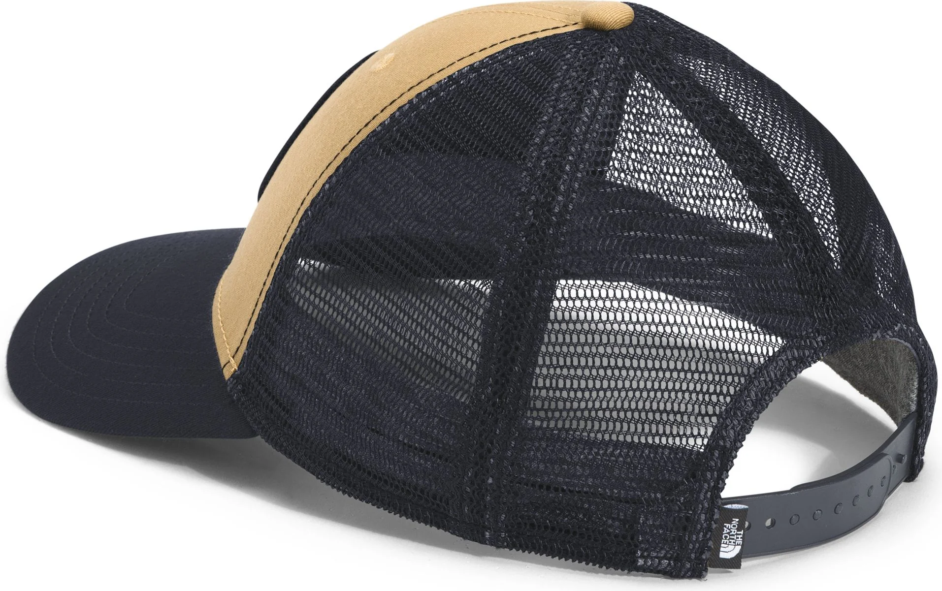Mudder Trucker Hat Antelope Tan/Aviator Navy/Graphic Patch - Image 2