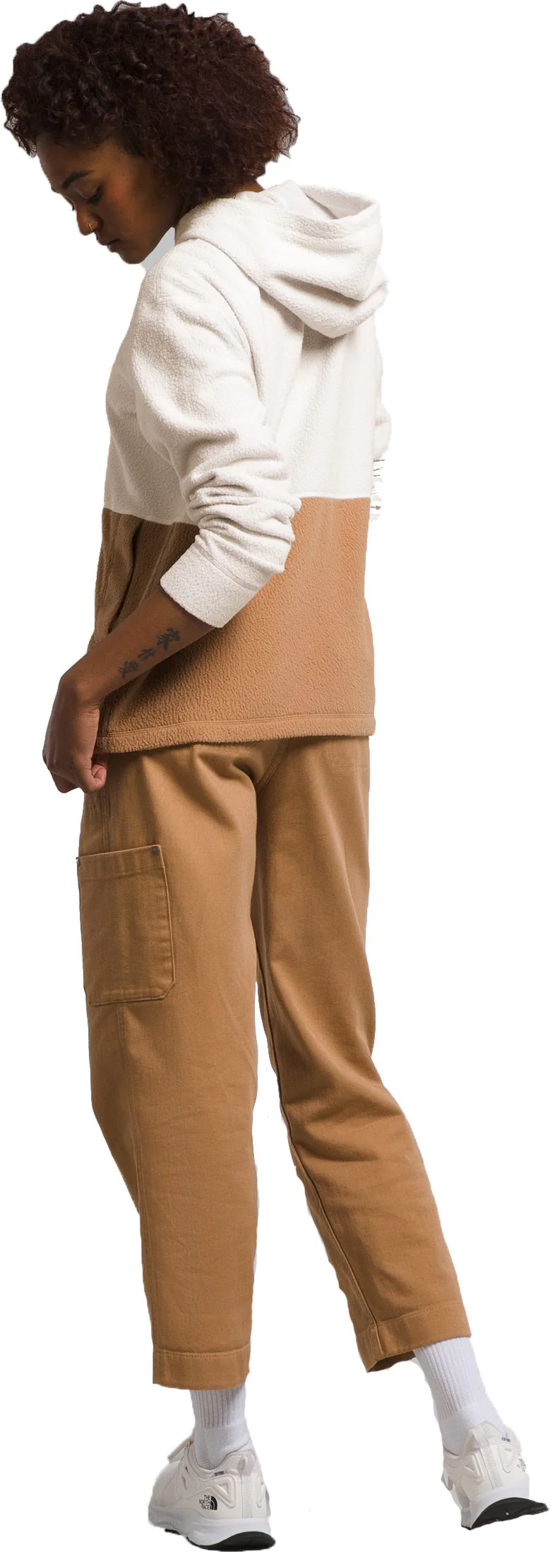 Women's Pali Pile Fleece Hoody Gardina White Almond Butter - Image 2