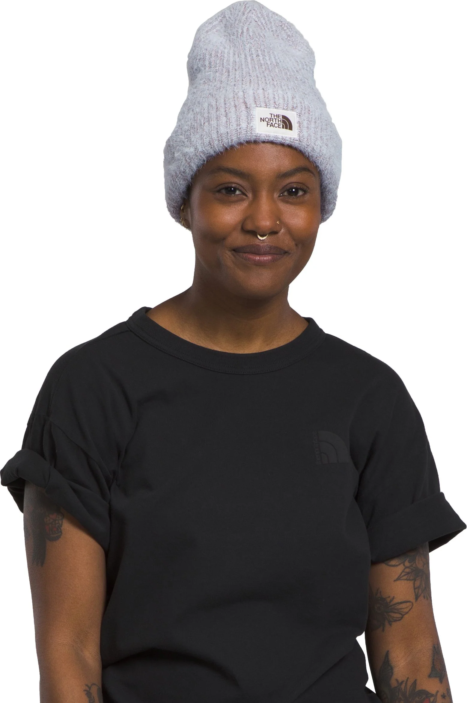 Salty Bae Lined Beanie Dusty Periwinkle - Image 2