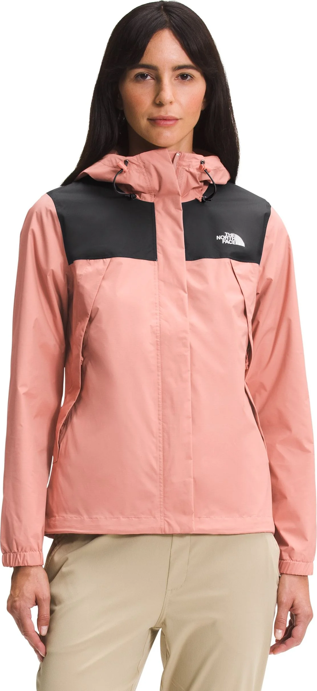 Women's Antora Jacket Rose Dawn TNF Black - Image 3
