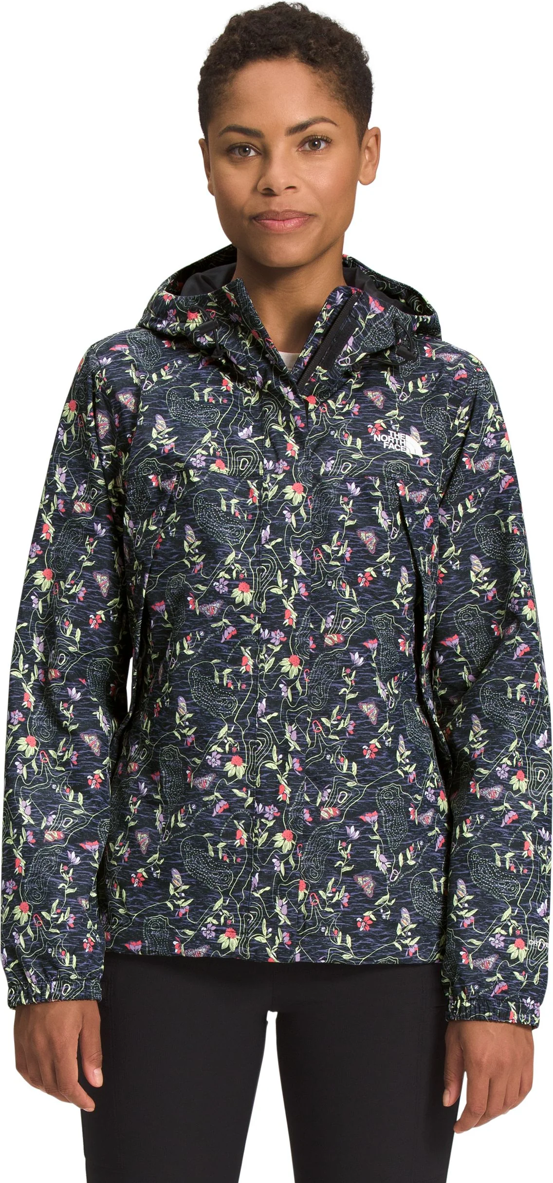 W Antora Jacket TNF Black Print