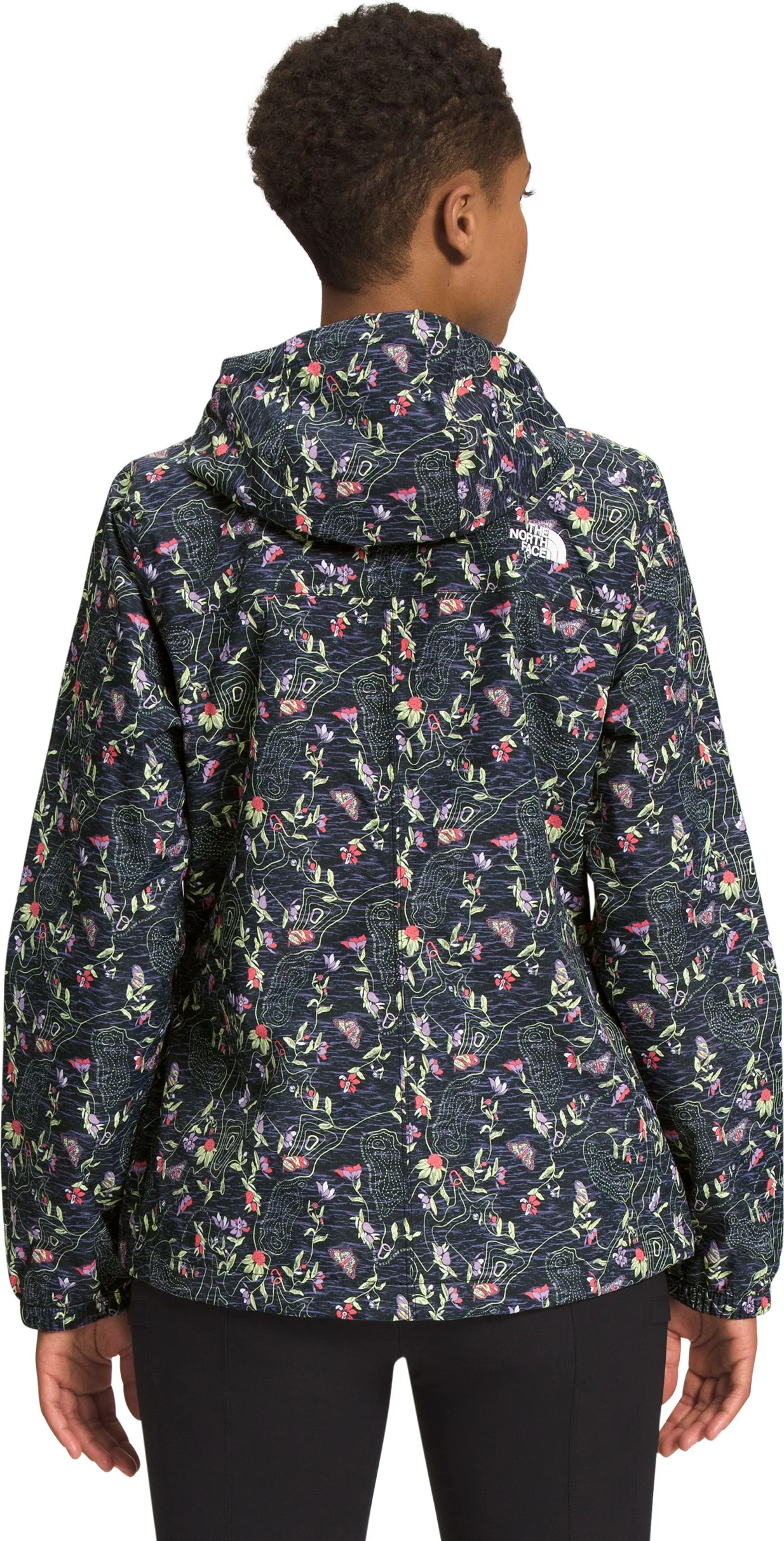 W Antora Jacket TNF Black Print - Image 3