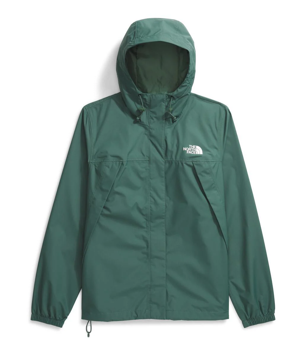 Women's Antora Rain Jacket Duck Green - Image 4