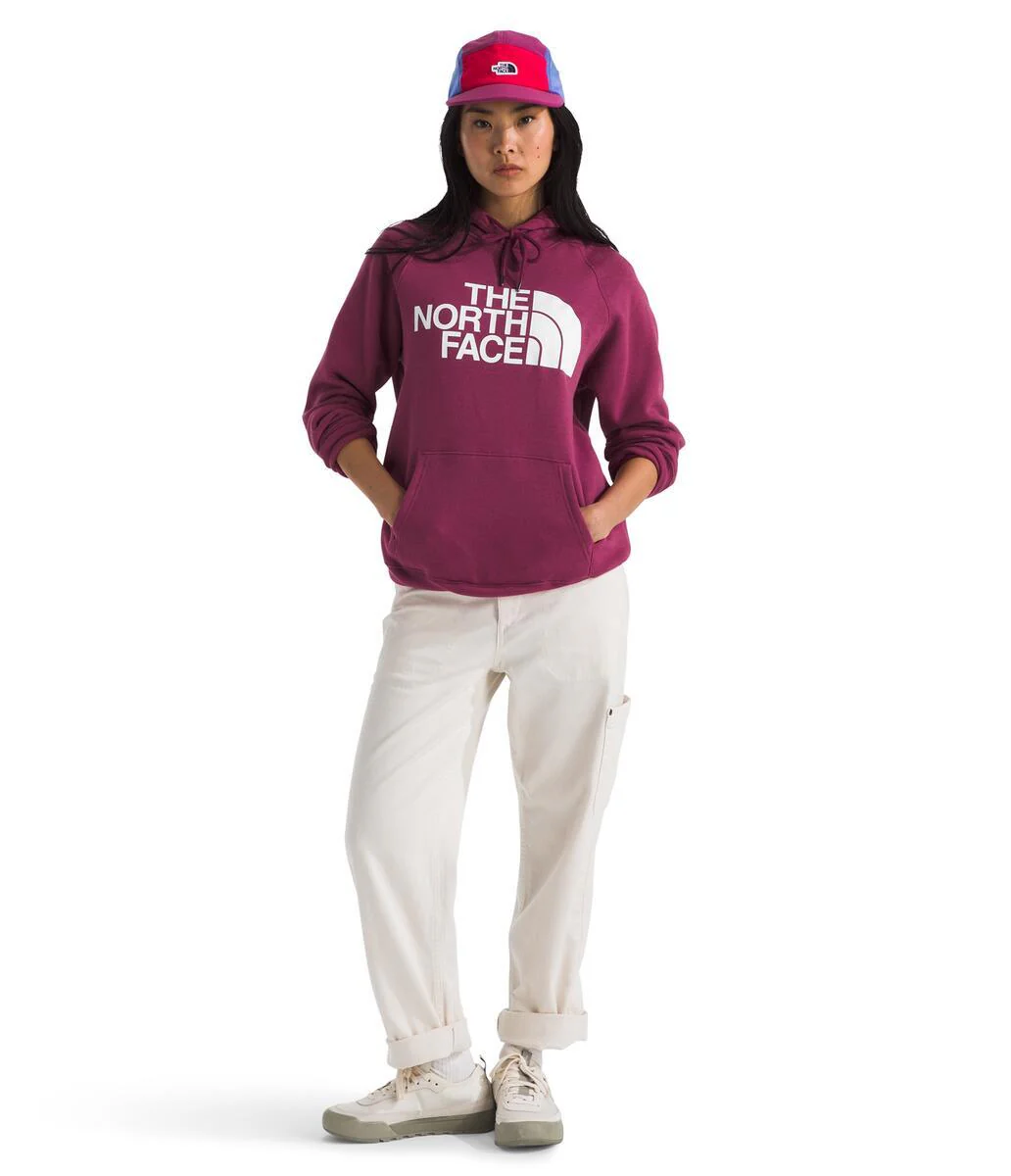 Women's Half Dome Pullover Hoodie Cyber Berry/Tnf White - Image 3