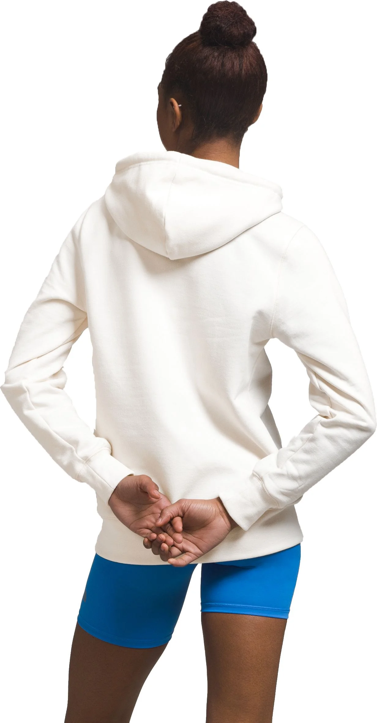 W Heritage Patch Pullover Hoodie Gardenia White - Image 2