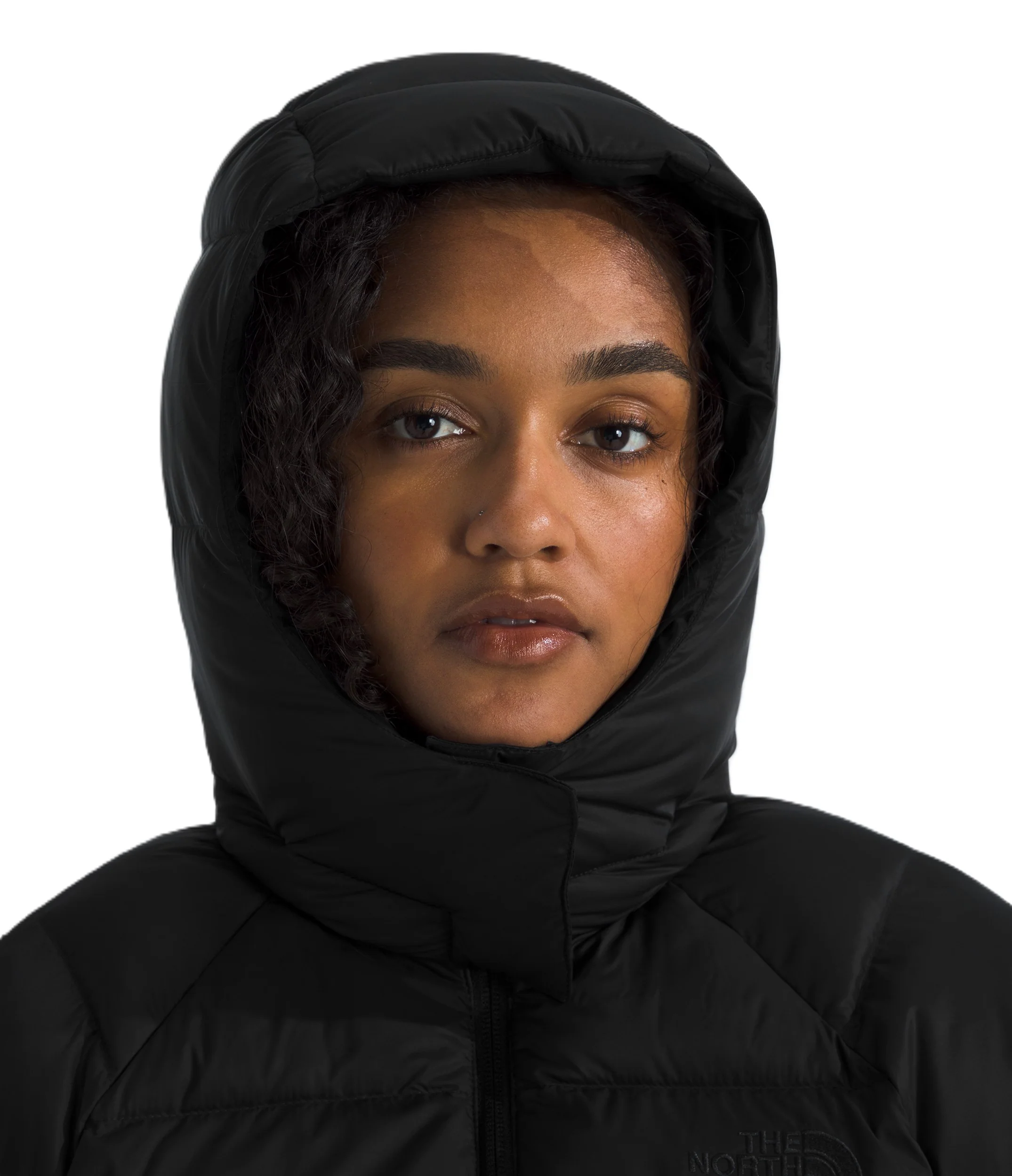 Women's Hydrenalite City Down Hooded Parka TNF Black - Image 3