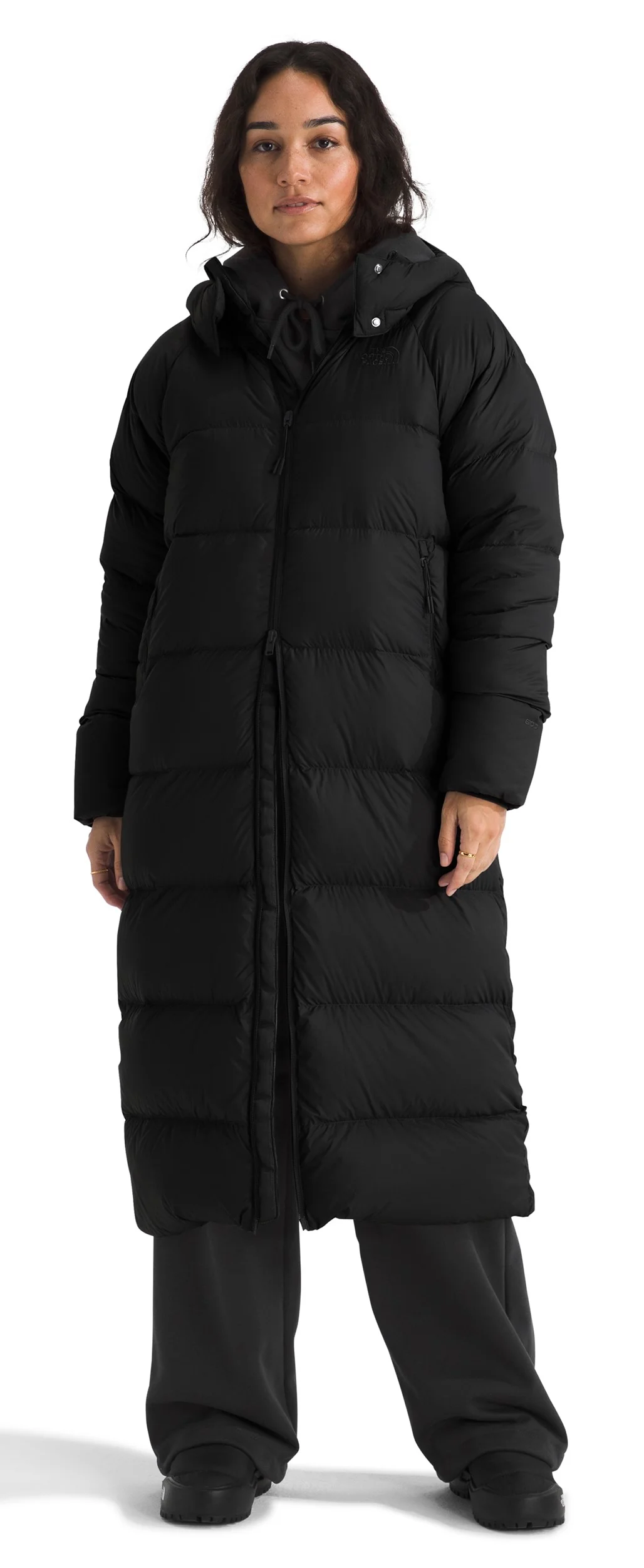 Women's Hydrenalite City Long Down Hooded Parka TNF Black