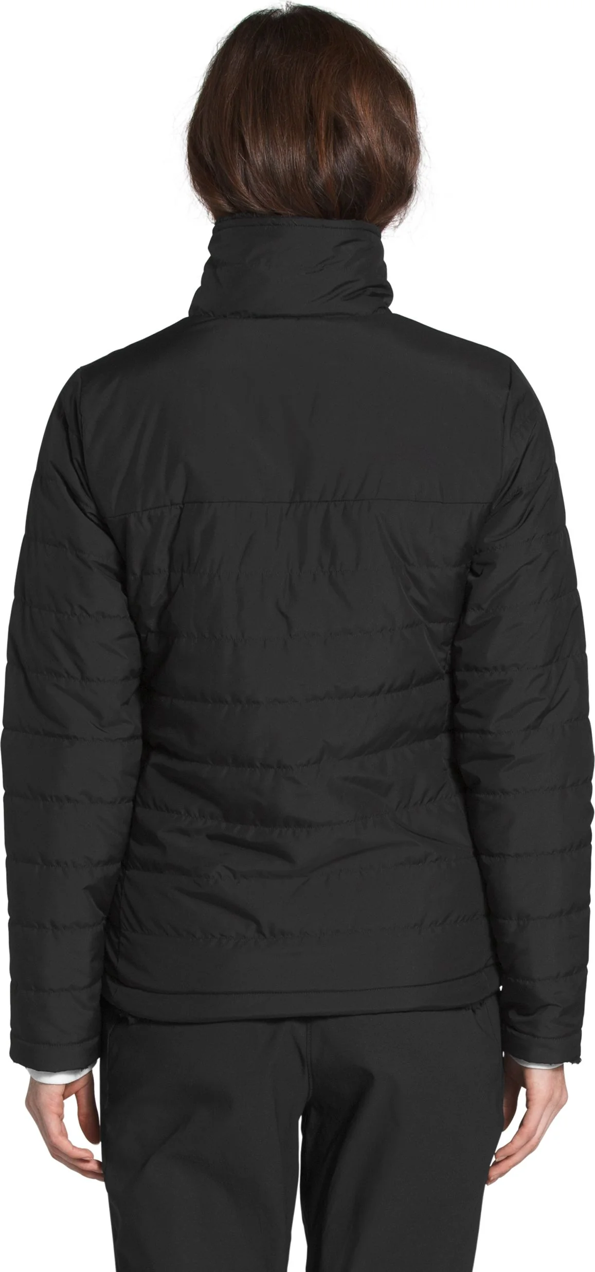 Women's Mossbud Insulated Reversible Jacket TNF Black - Image 3