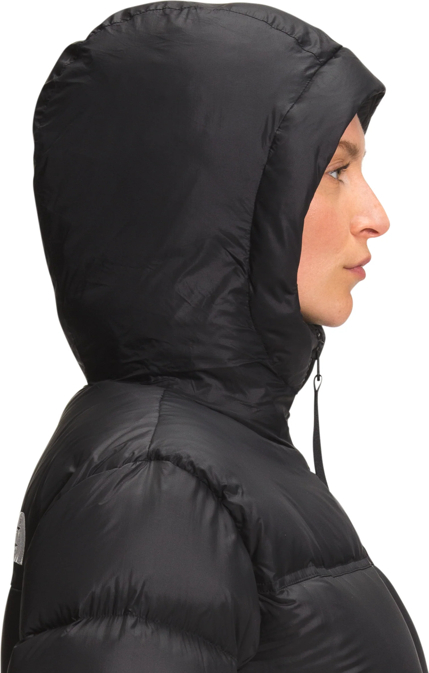 Women's Nuptse Belted Long Parka TNF Black - Image 4