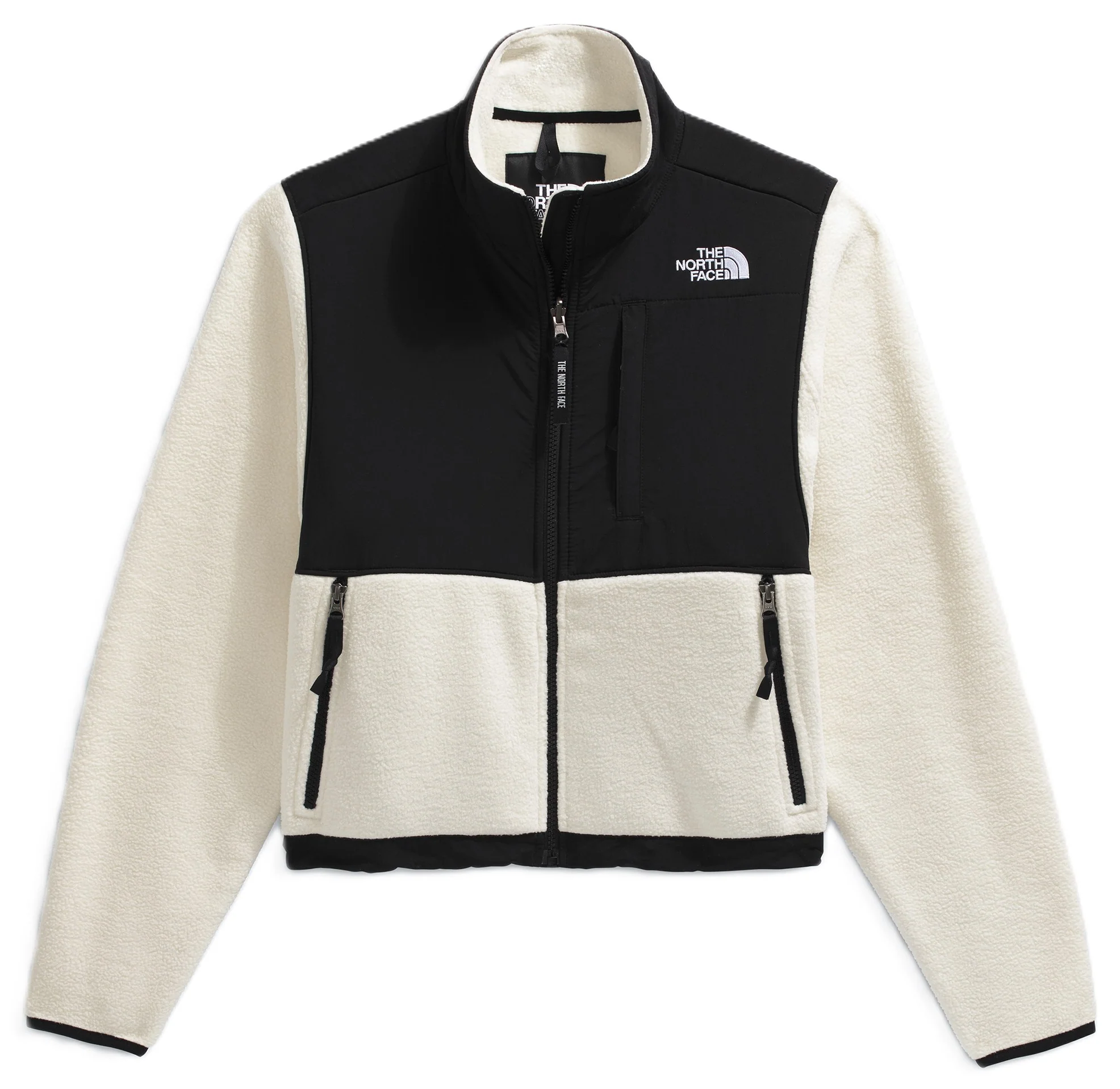 Women's Retro Denali Jacket White Dune/Tnf Black - Image 2
