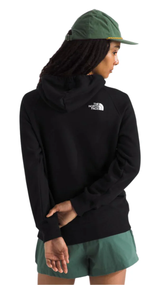 Women's Strange Colorful World Flower Hoodie Graphic TNF Black - Image 2