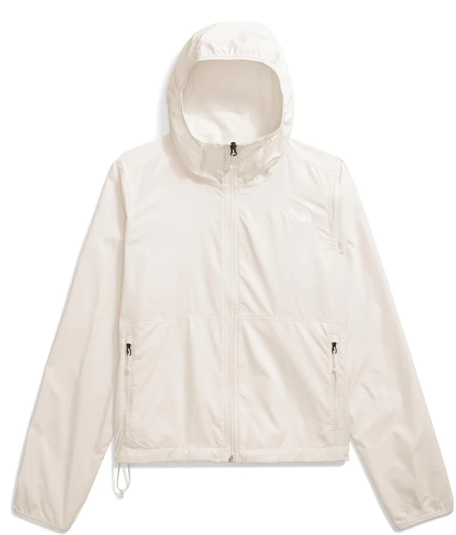 Women's TNF Cyclone Wind Jacket White Dune - Image 4