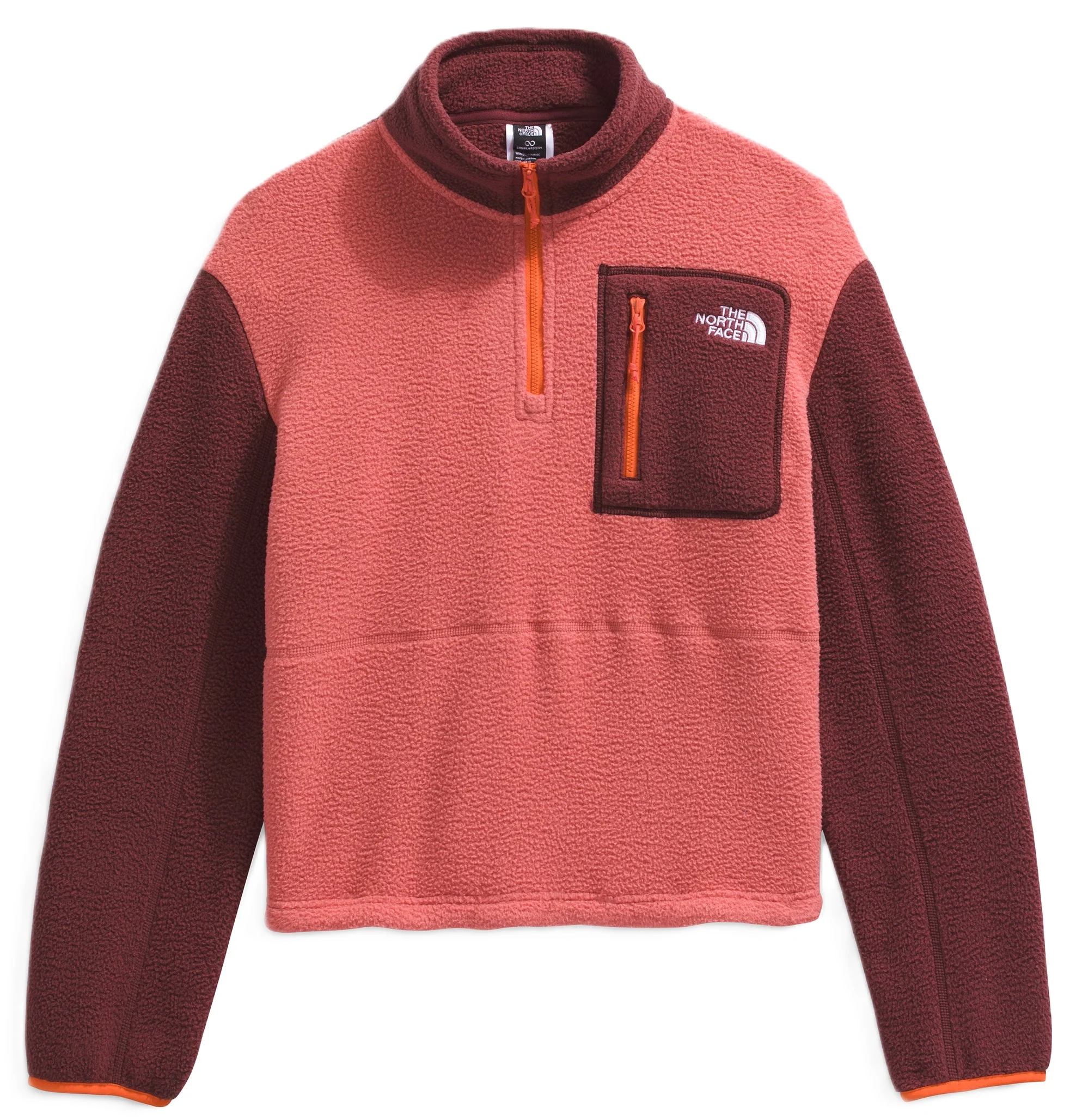 Women's Yumiori ¼ Zip Mars Dust/Sumac/Solar Flare - Image 3