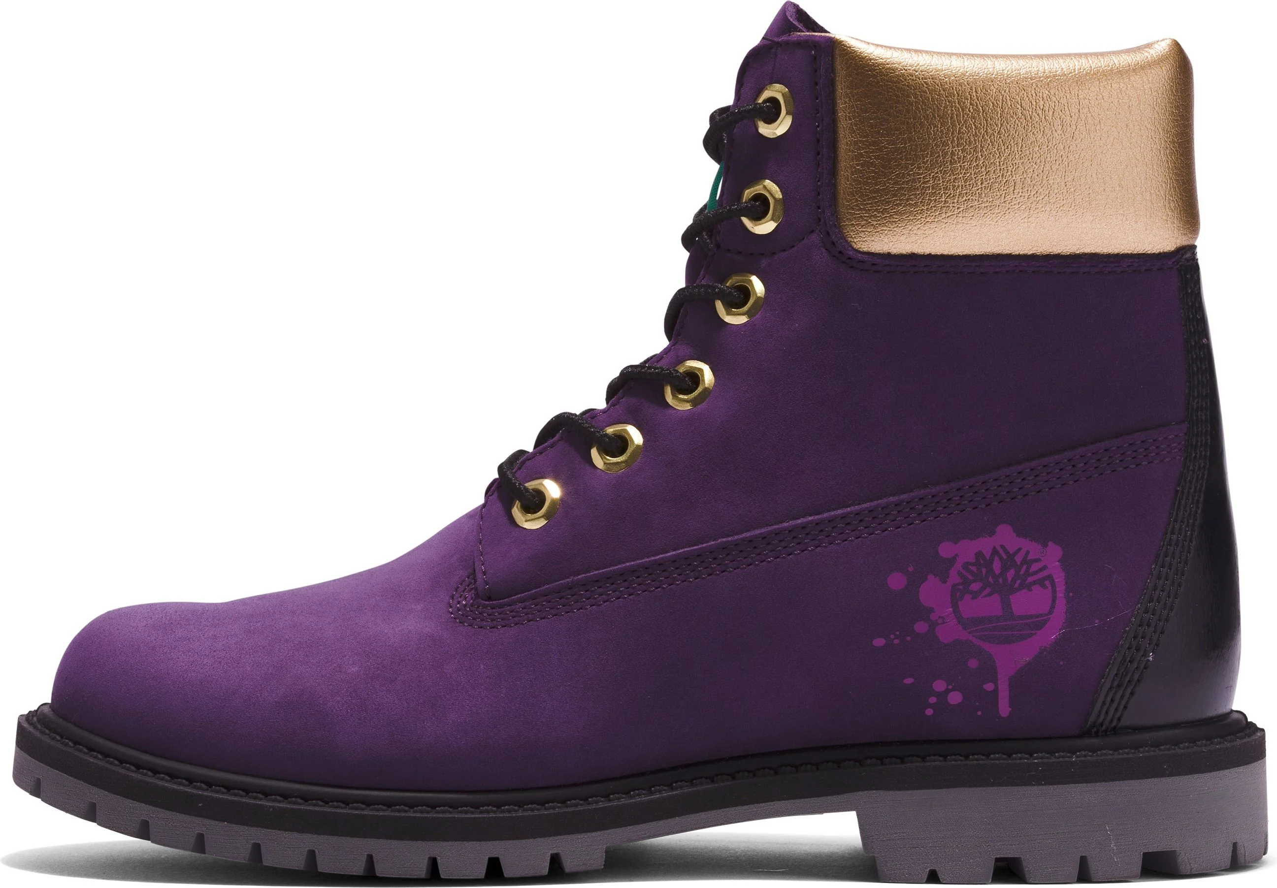 6inch Waterproof Boot Purple - Image 3