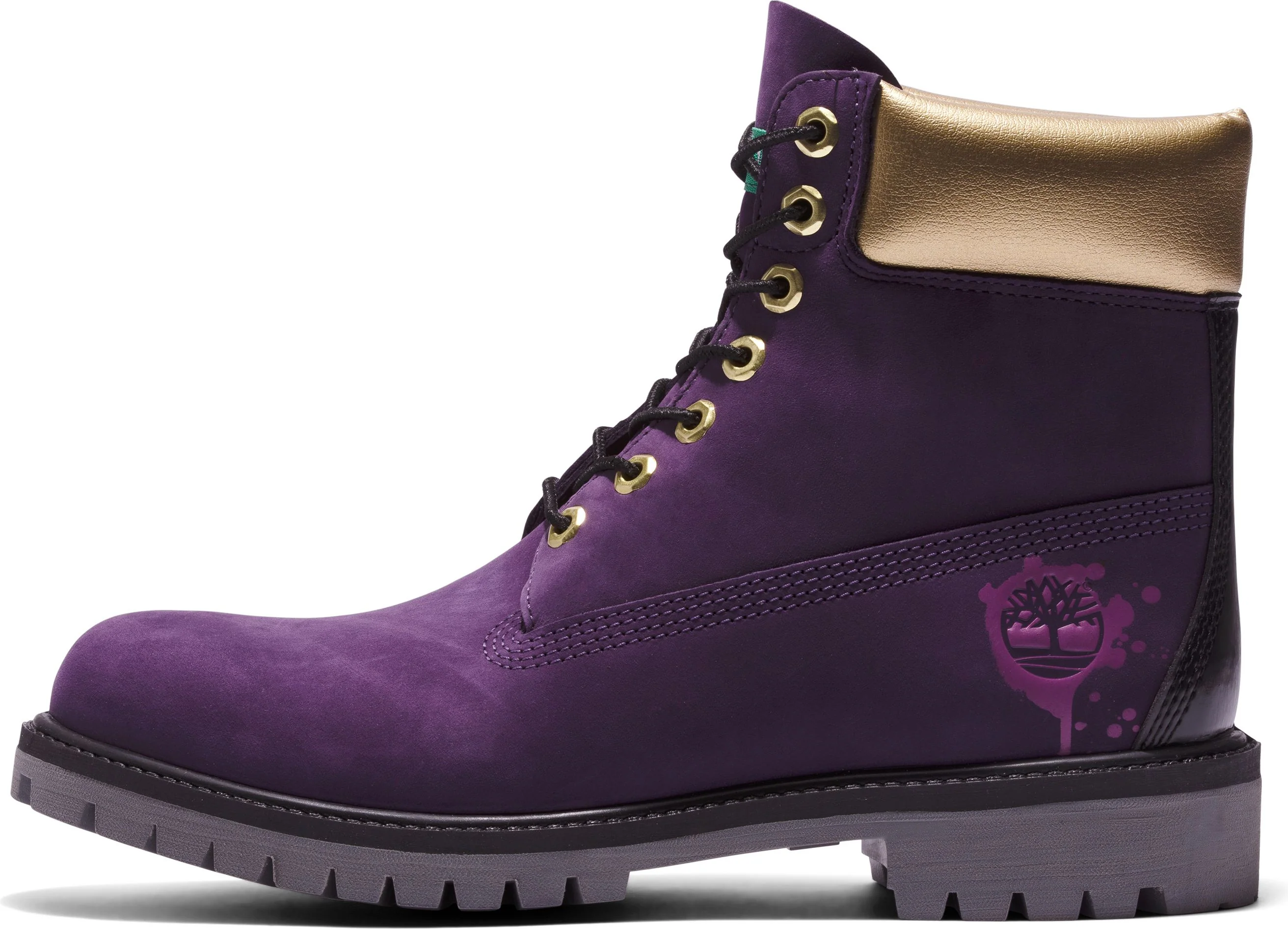 6inch Waterproof Boot Purple - Image 3
