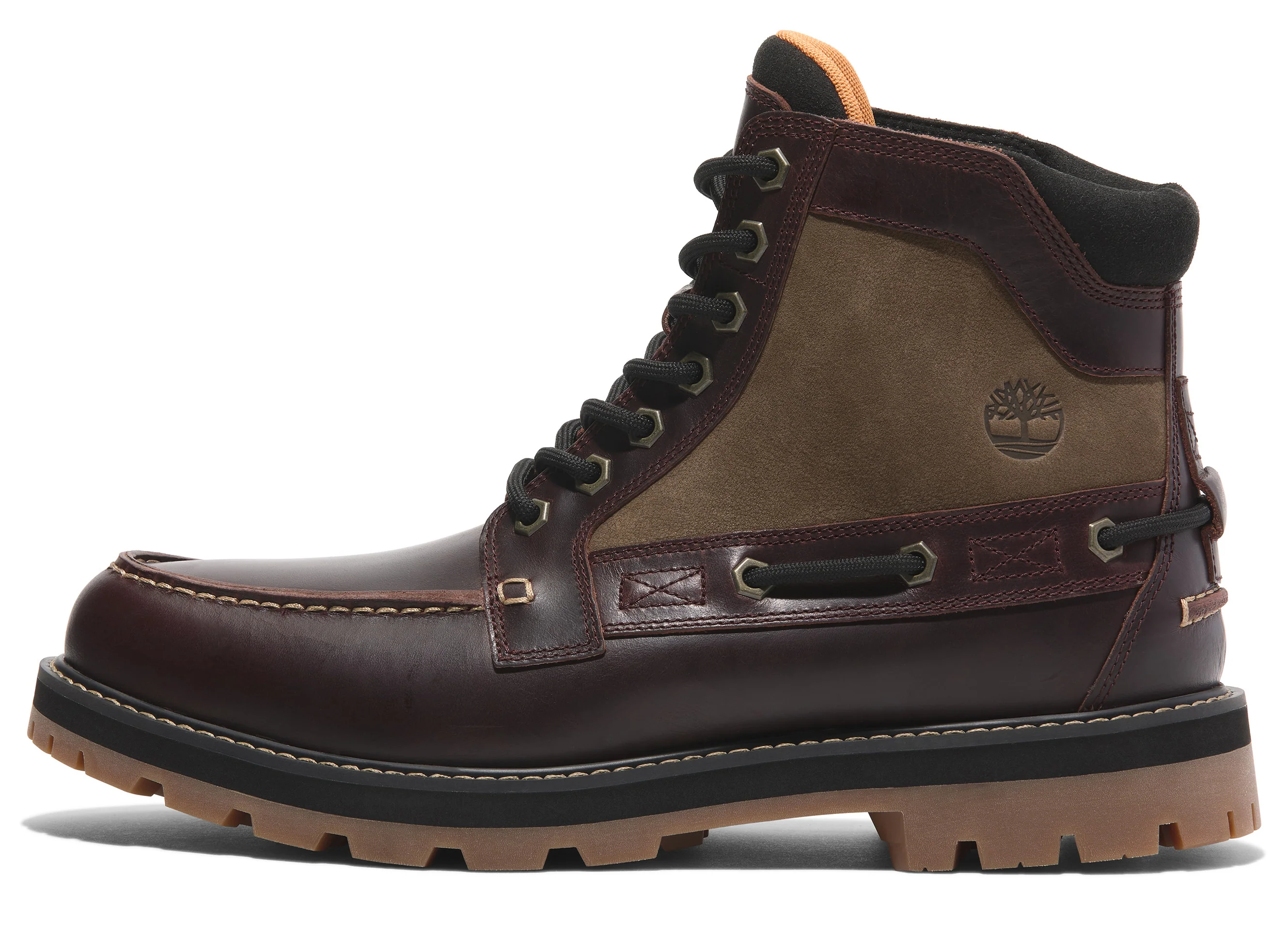 Britton Road Mid Lace Up Burgundy - Image 3