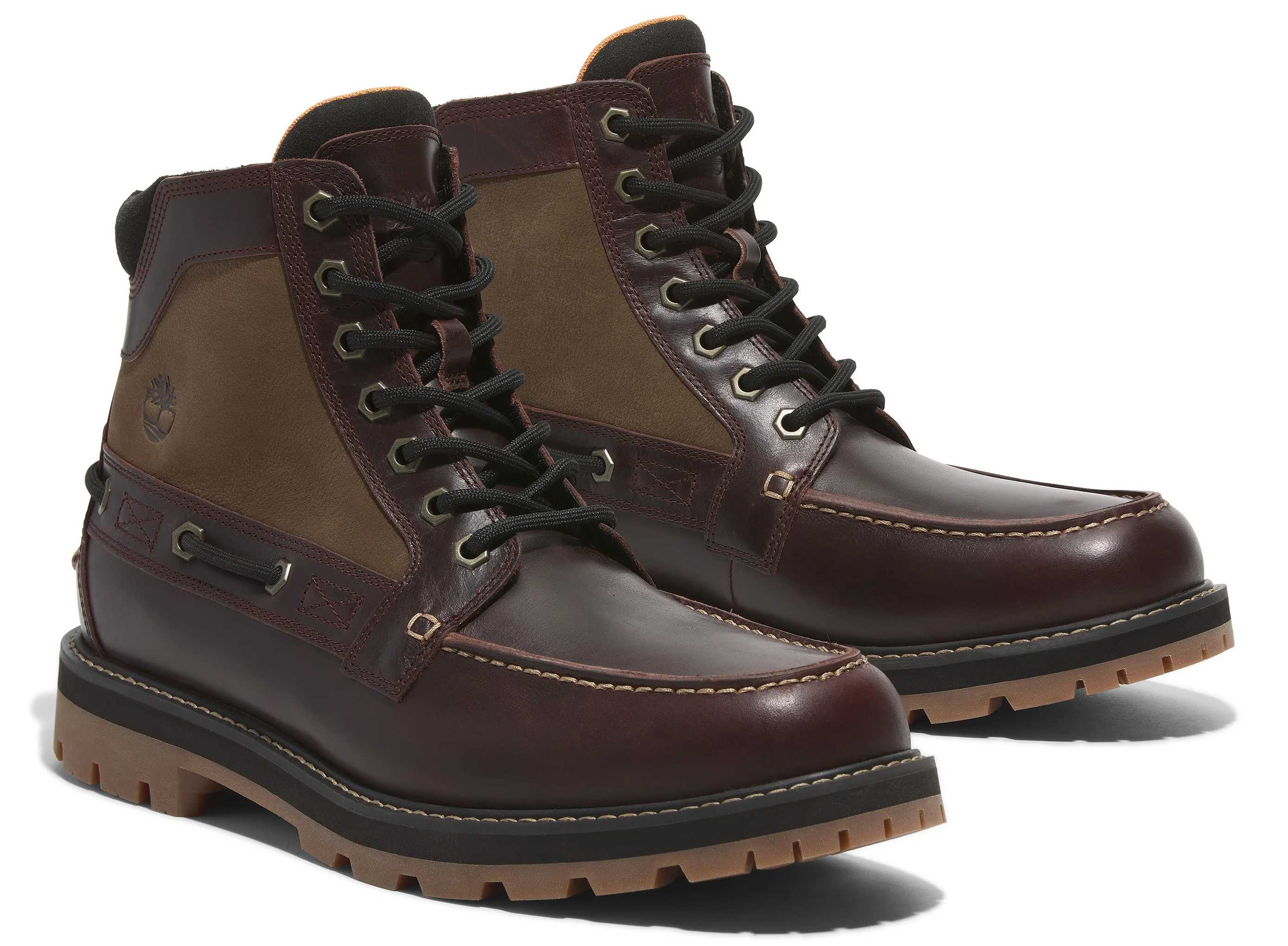 Britton Road Mid Lace Up Burgundy - Image 4