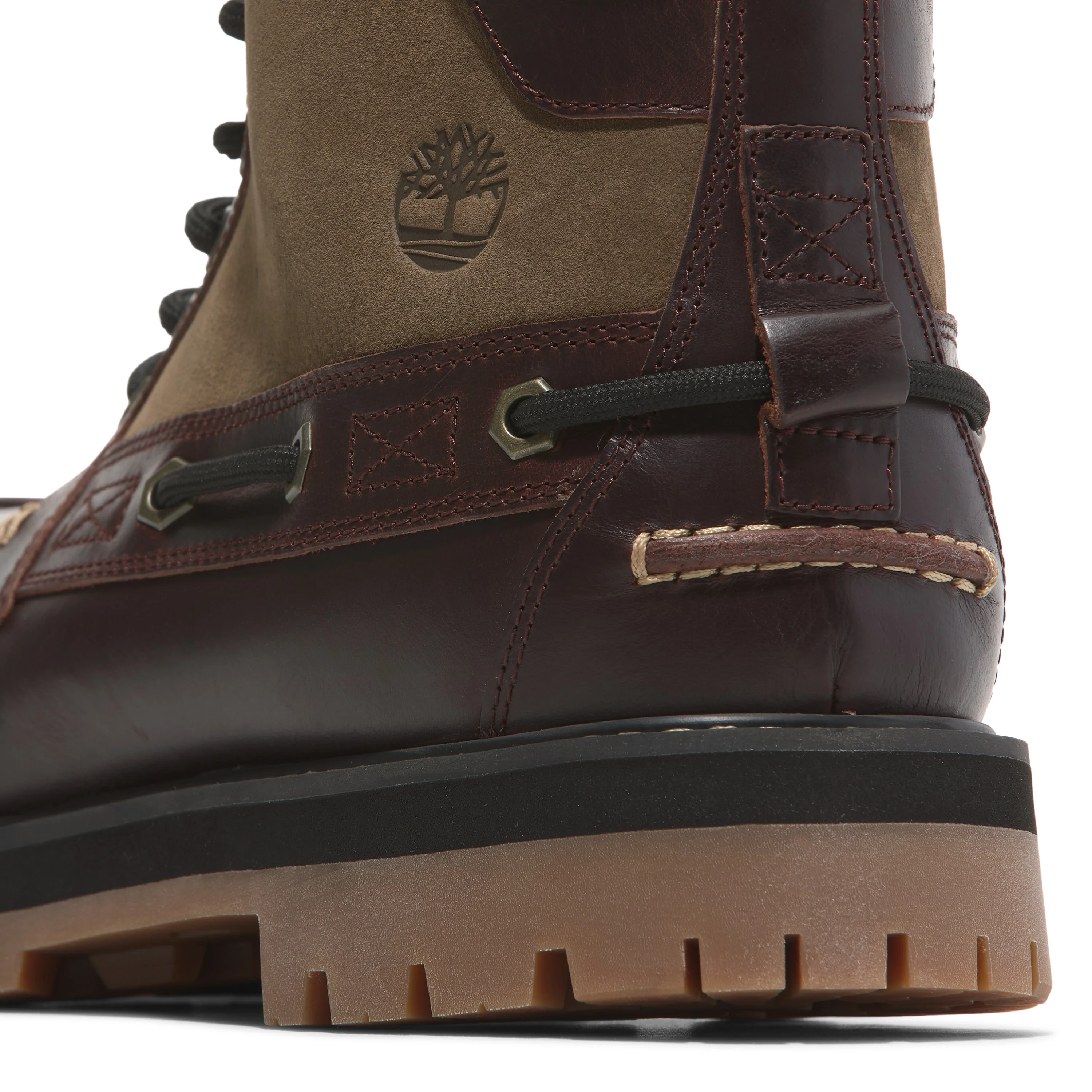 Britton Road Mid Lace Up Burgundy - Image 7