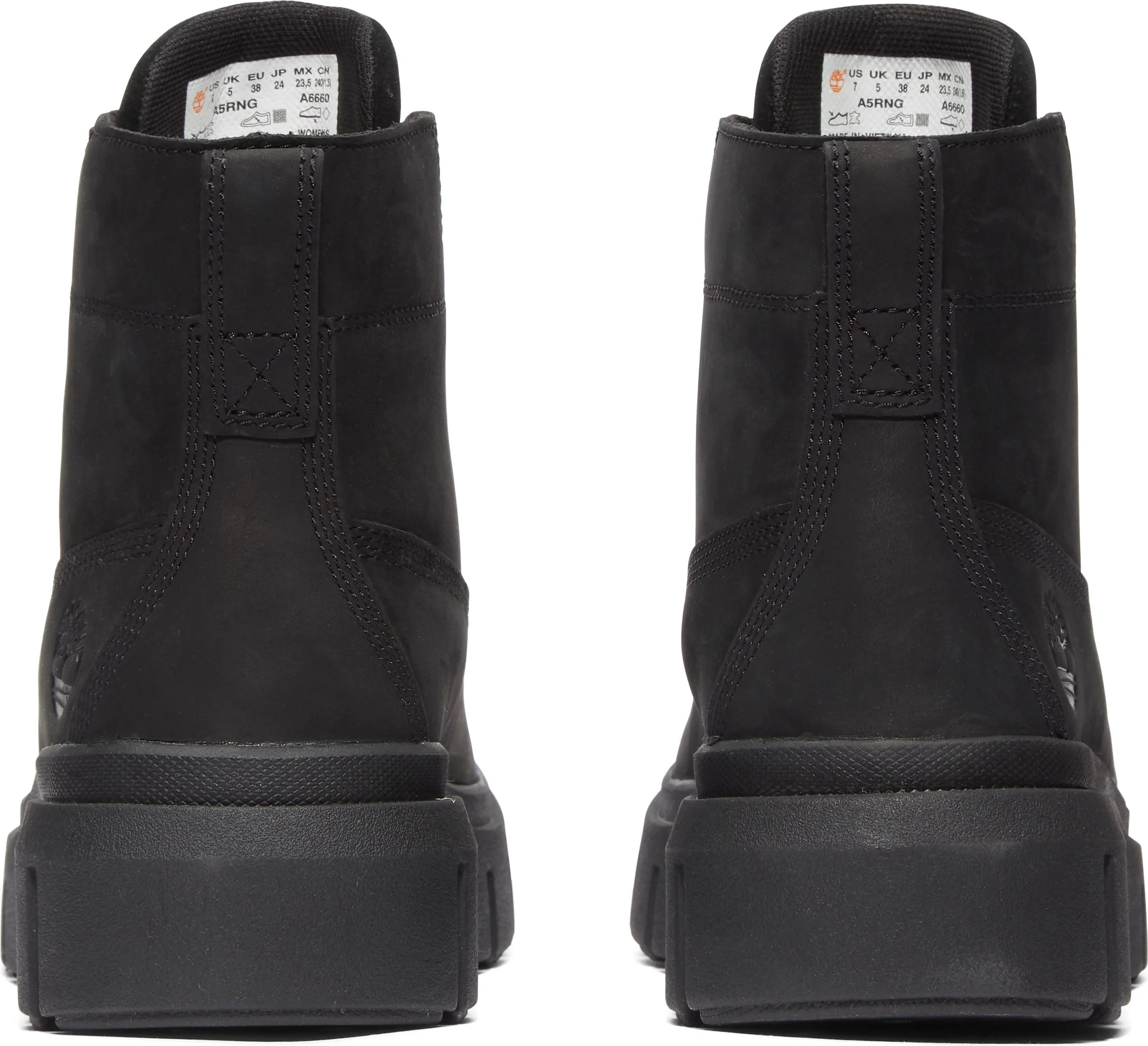 Greyfield Lace Black Nubuck Black - Image 5