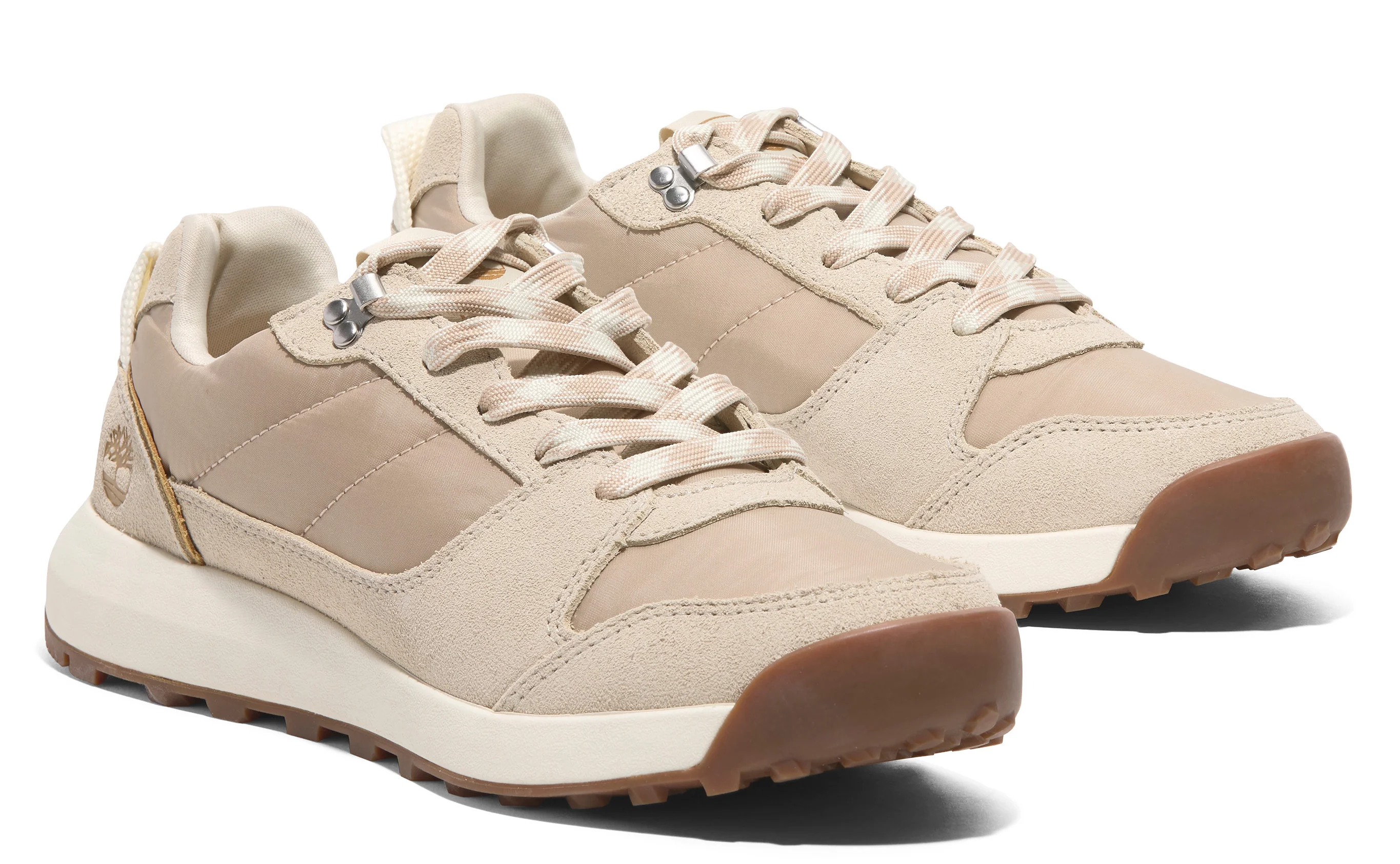 Retro Swift Low Lace Up Sneaker Light Beige - Image 4