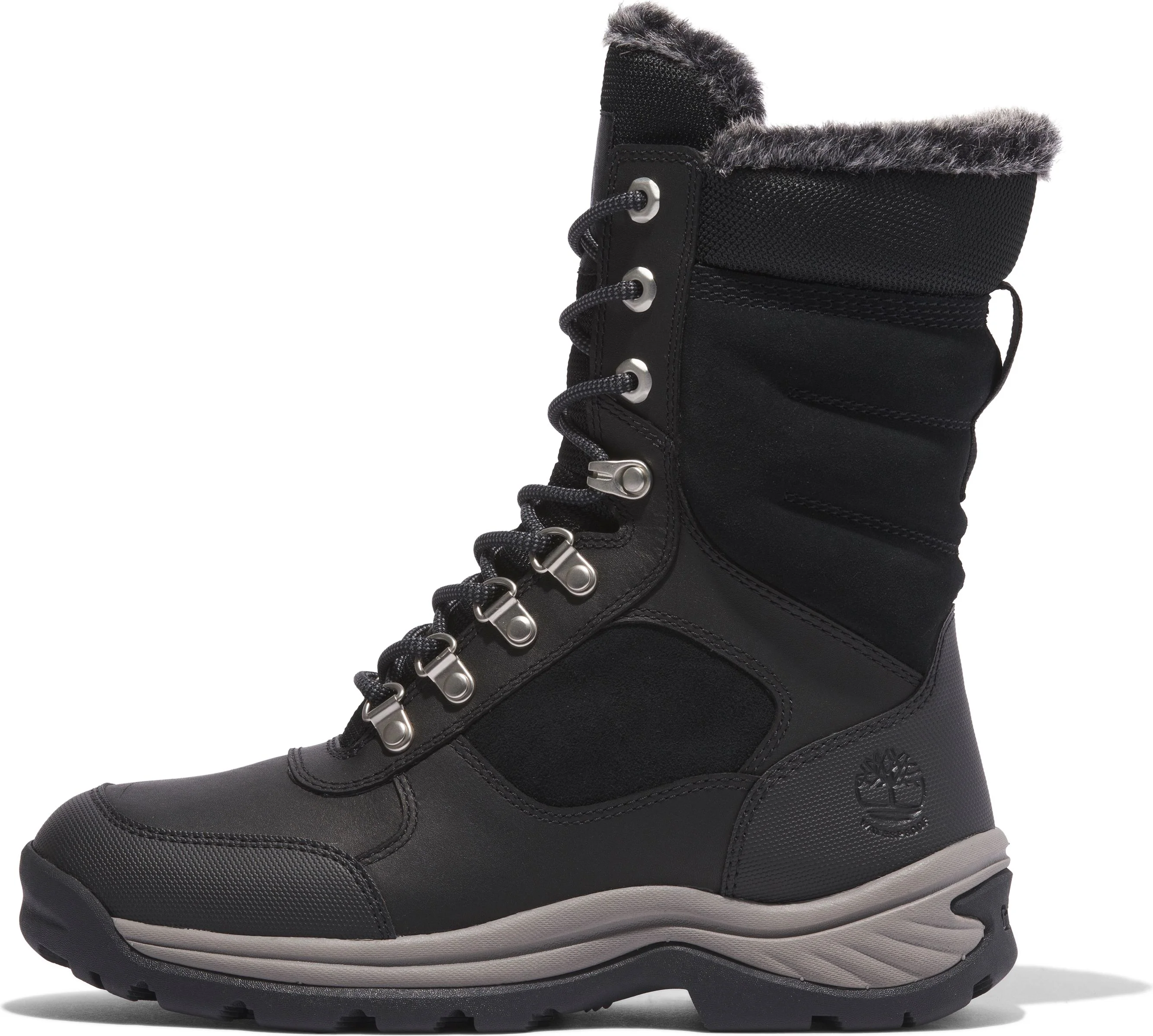 White Ledge Mid Lace WP Ins Boot Black Black - Image 4