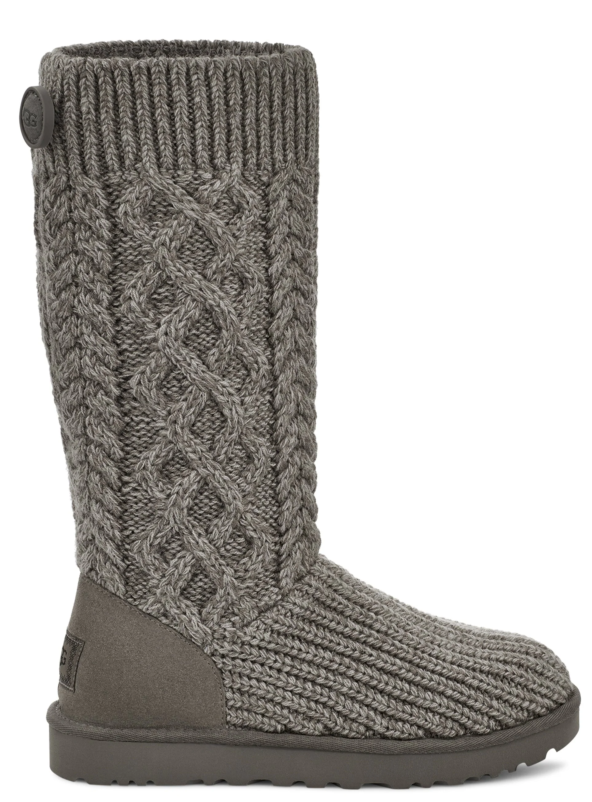Cardi Cable Knit Grey - Image 2