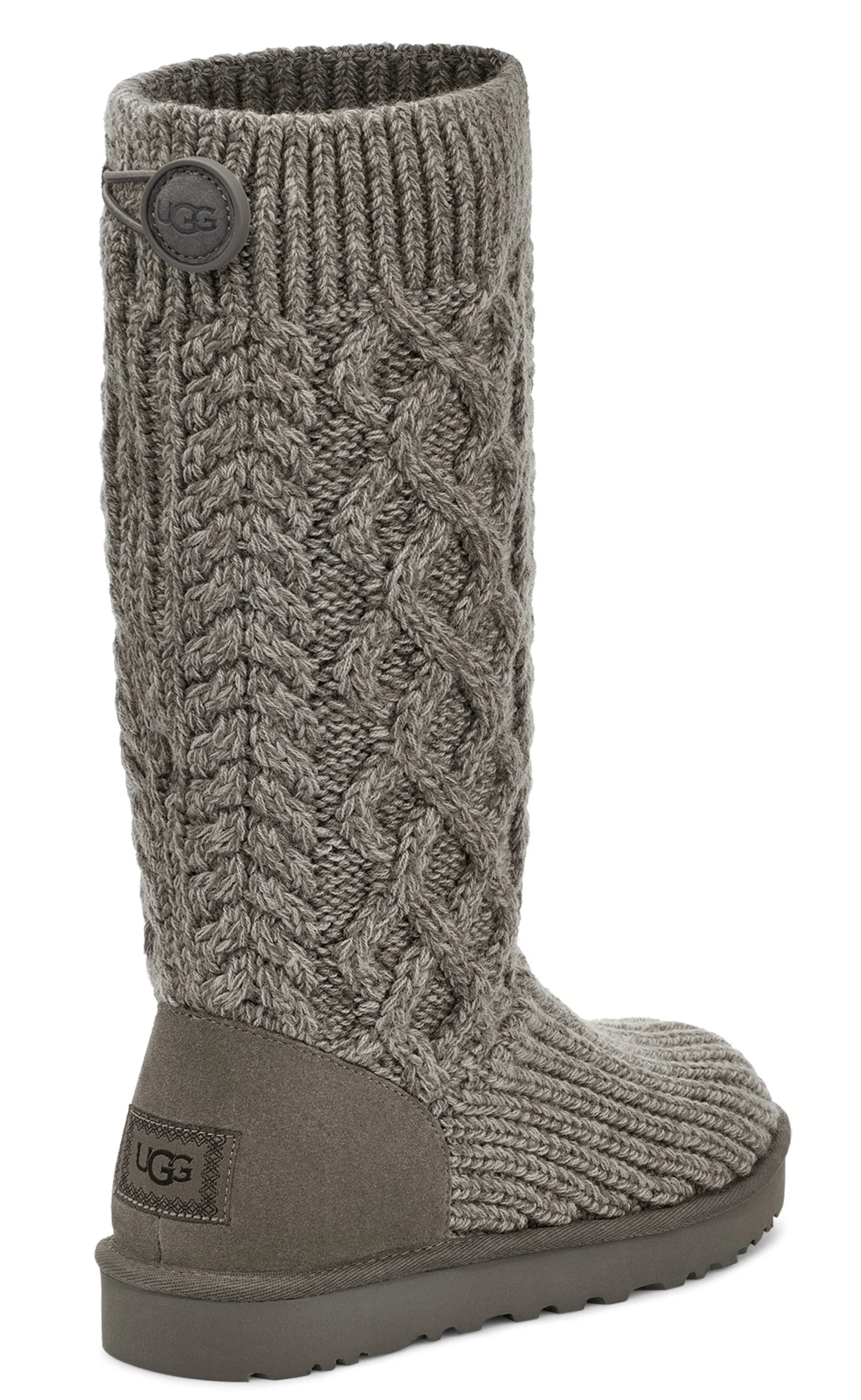 Cardi Cable Knit Grey - Image 4