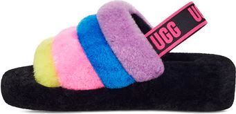 Fluff Yeah Slide Black And Taffy Pink - Image 3