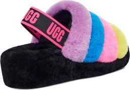 Fluff Yeah Slide Black And Taffy Pink - Image 4