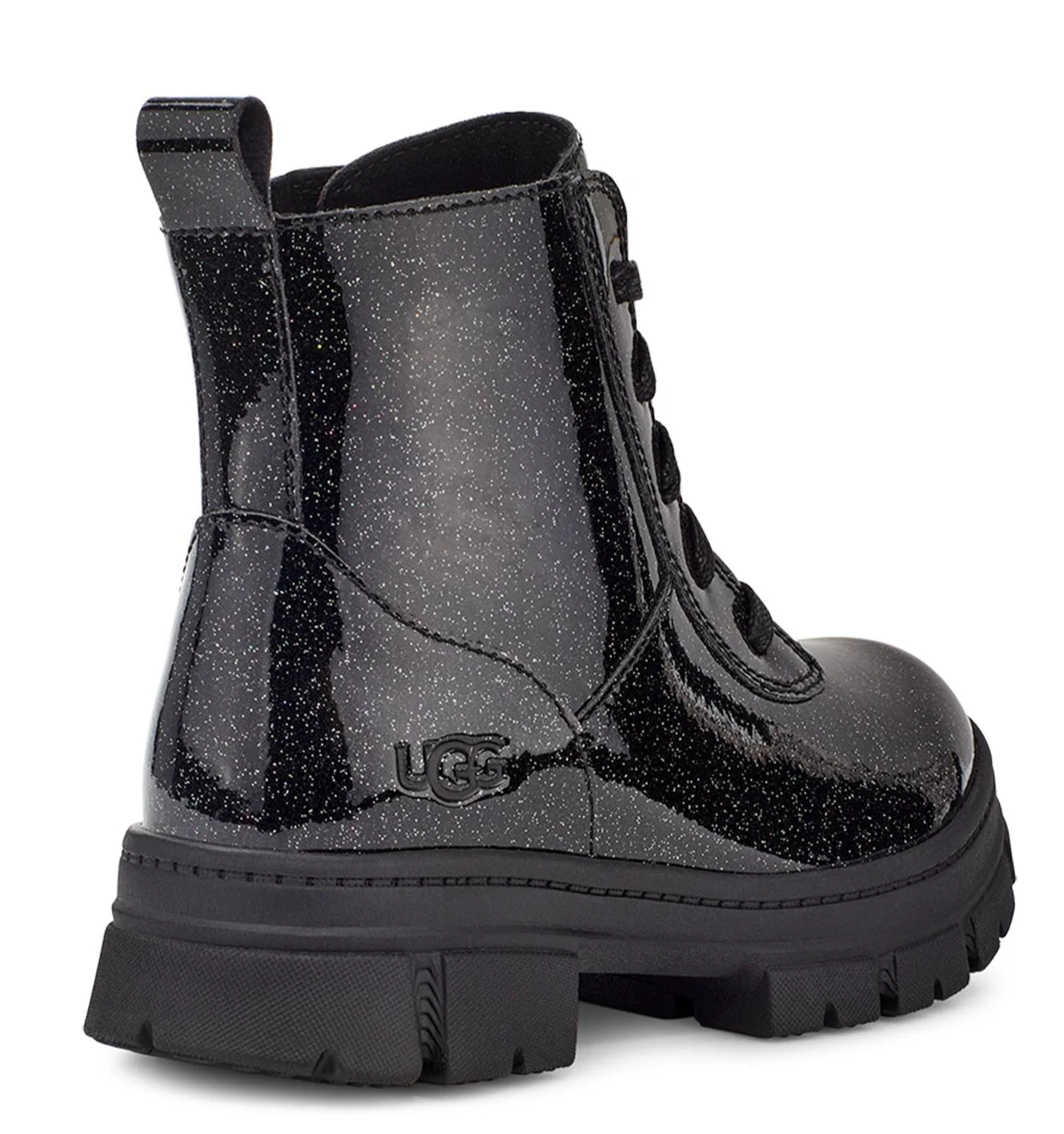 K Ashton Lace Up Glitter Black - Image 4