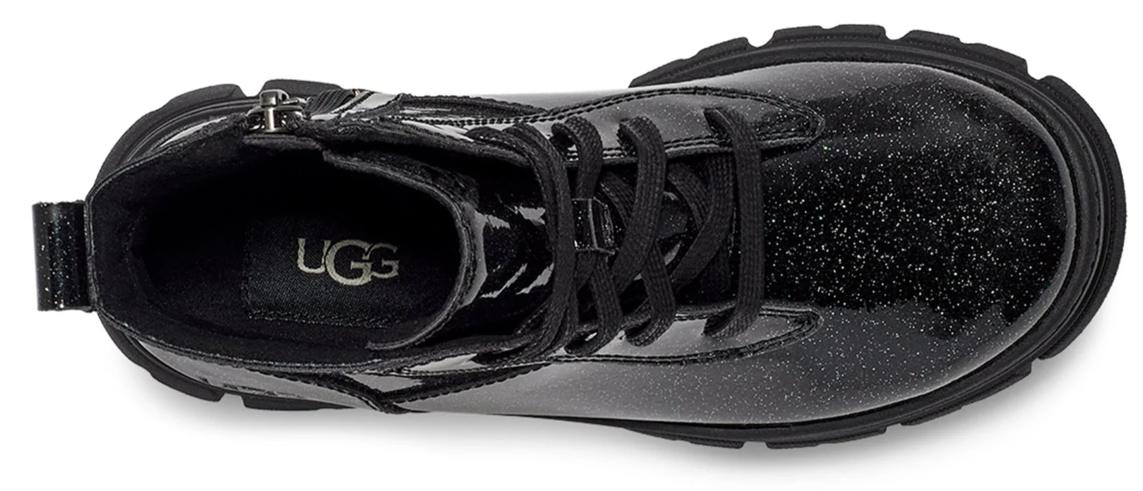 K Ashton Lace Up Glitter Black - Image 5