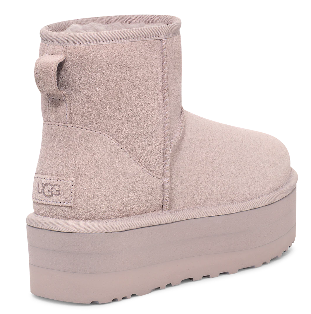 Women's Classic Mini Platform Pale Smoke - Image 4