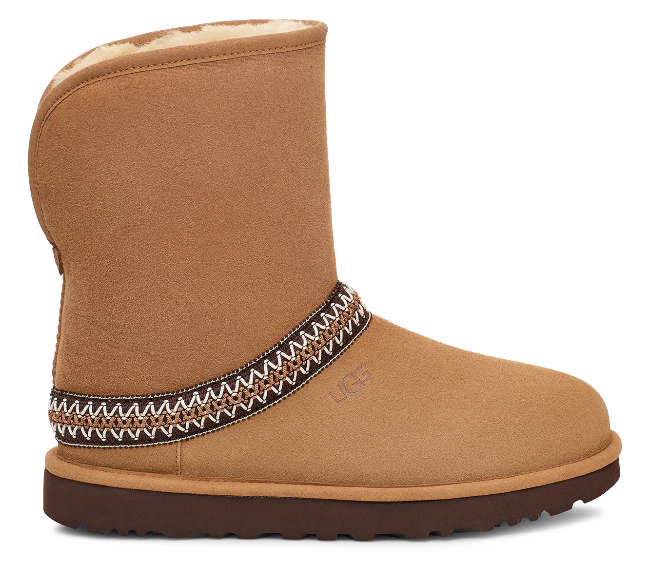 Women's Classic Short Crescent Chestnut - Image 2