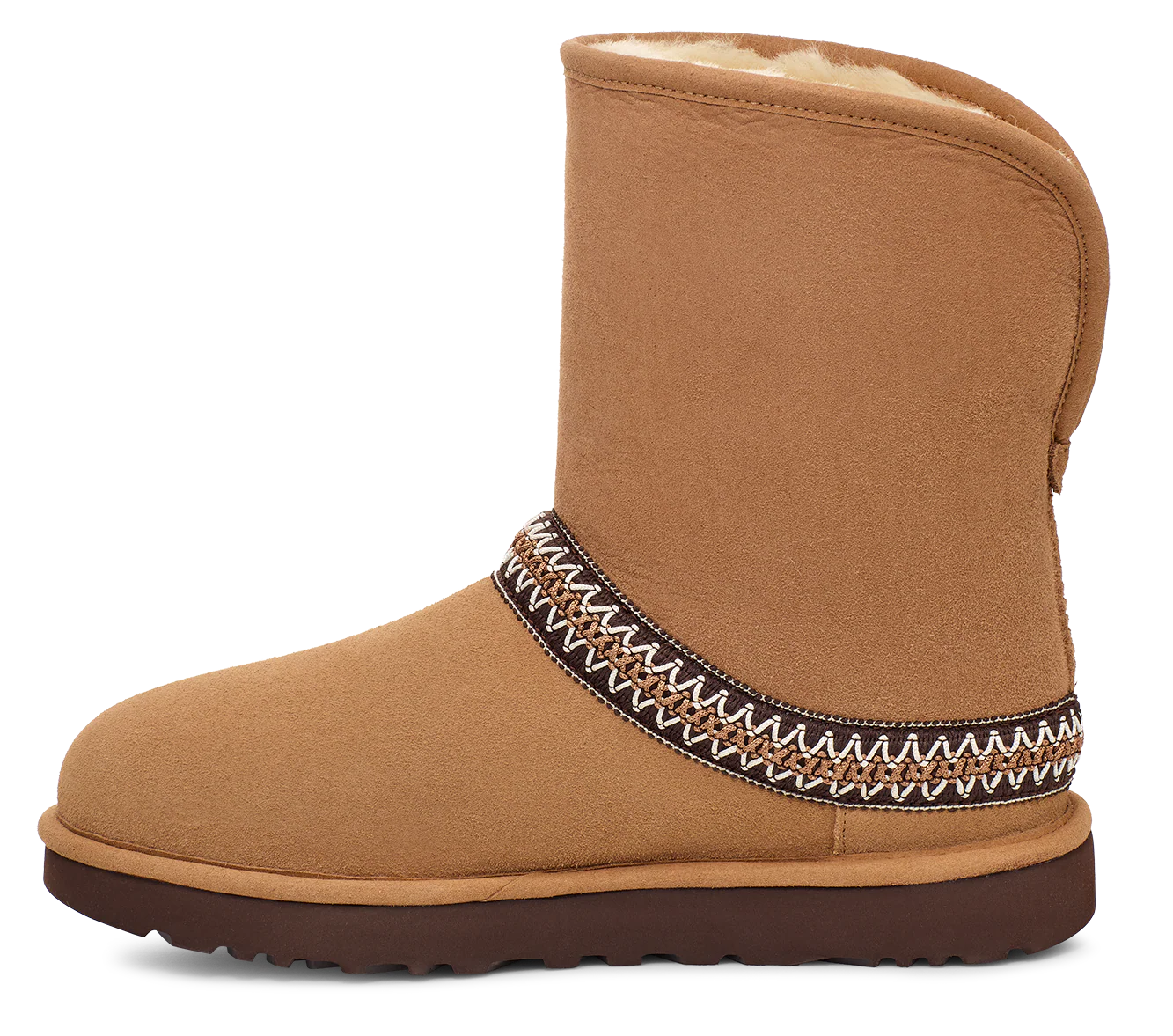 Women's Classic Short Crescent Chestnut - Image 3