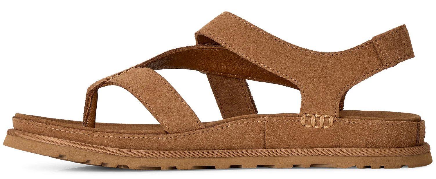 Womens Goldengaze Toe Post Chestnut - Image 3