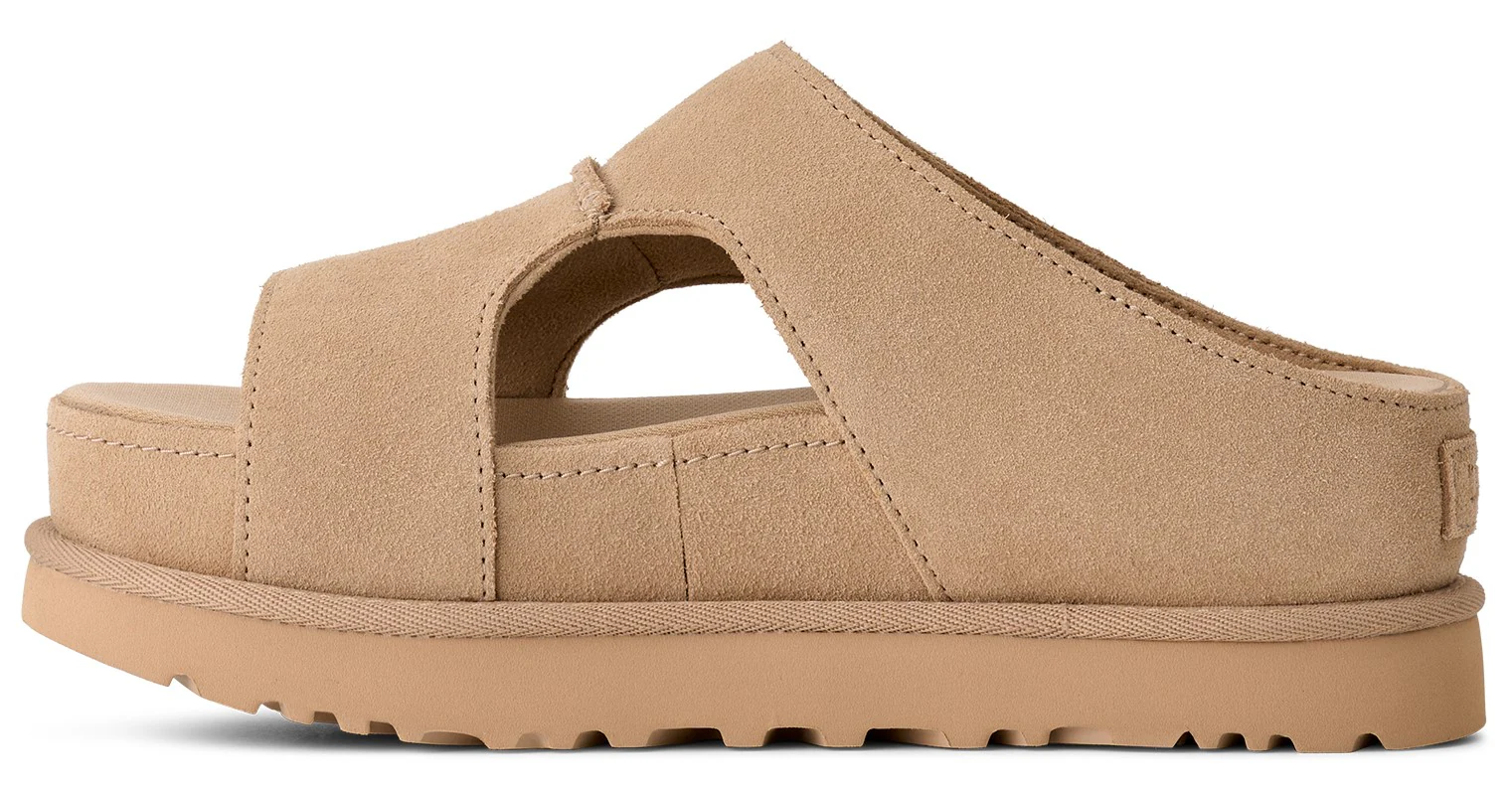 Womens Goldenstar Hi Cutout Slide Sand - Image 3