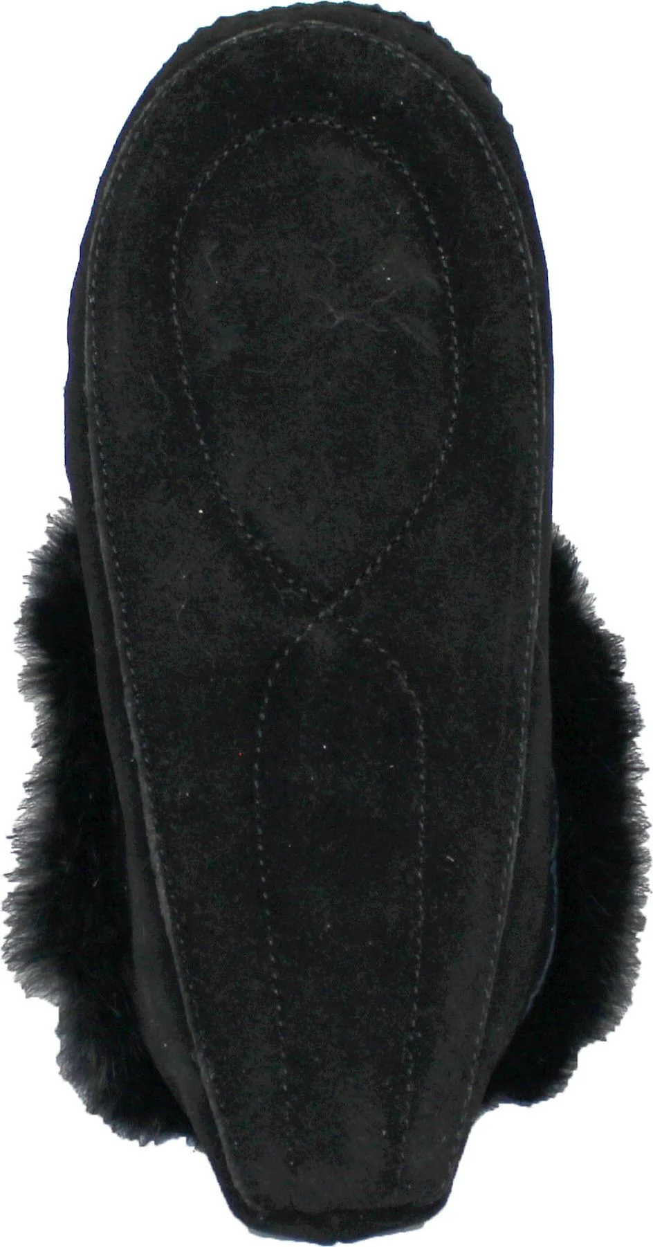 Beaded Mocc With Fur Trim Black - Image 5