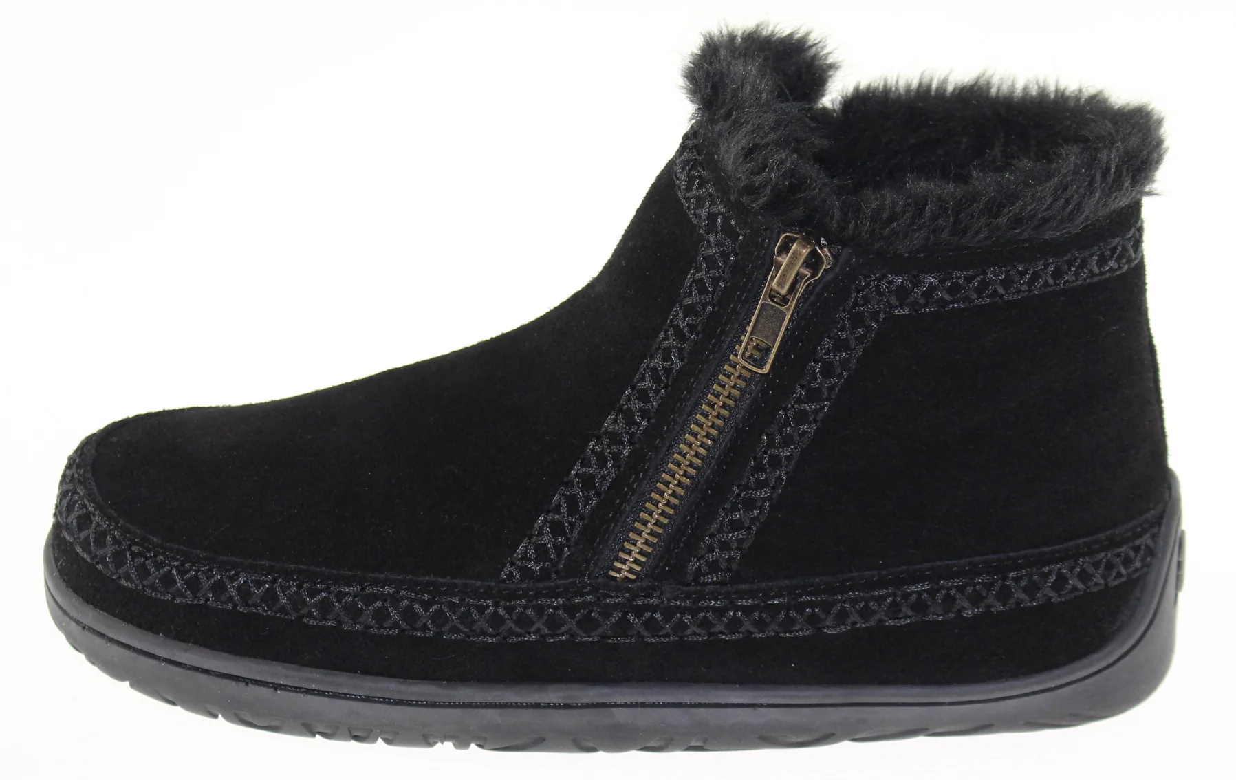 Double Zipper Bootie Black - Image 3