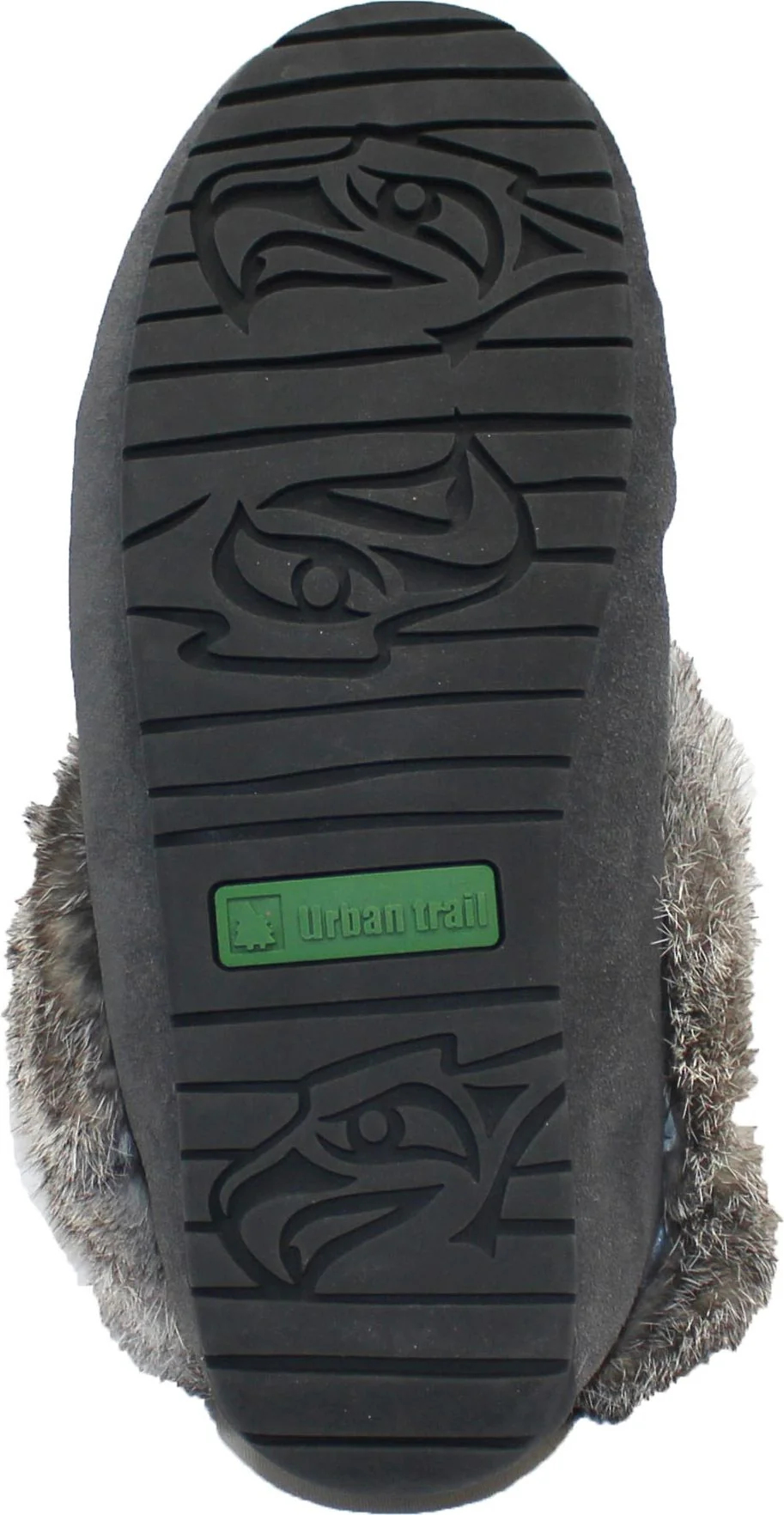 Hard Sole Charcoal Suede Slipper - Image 5