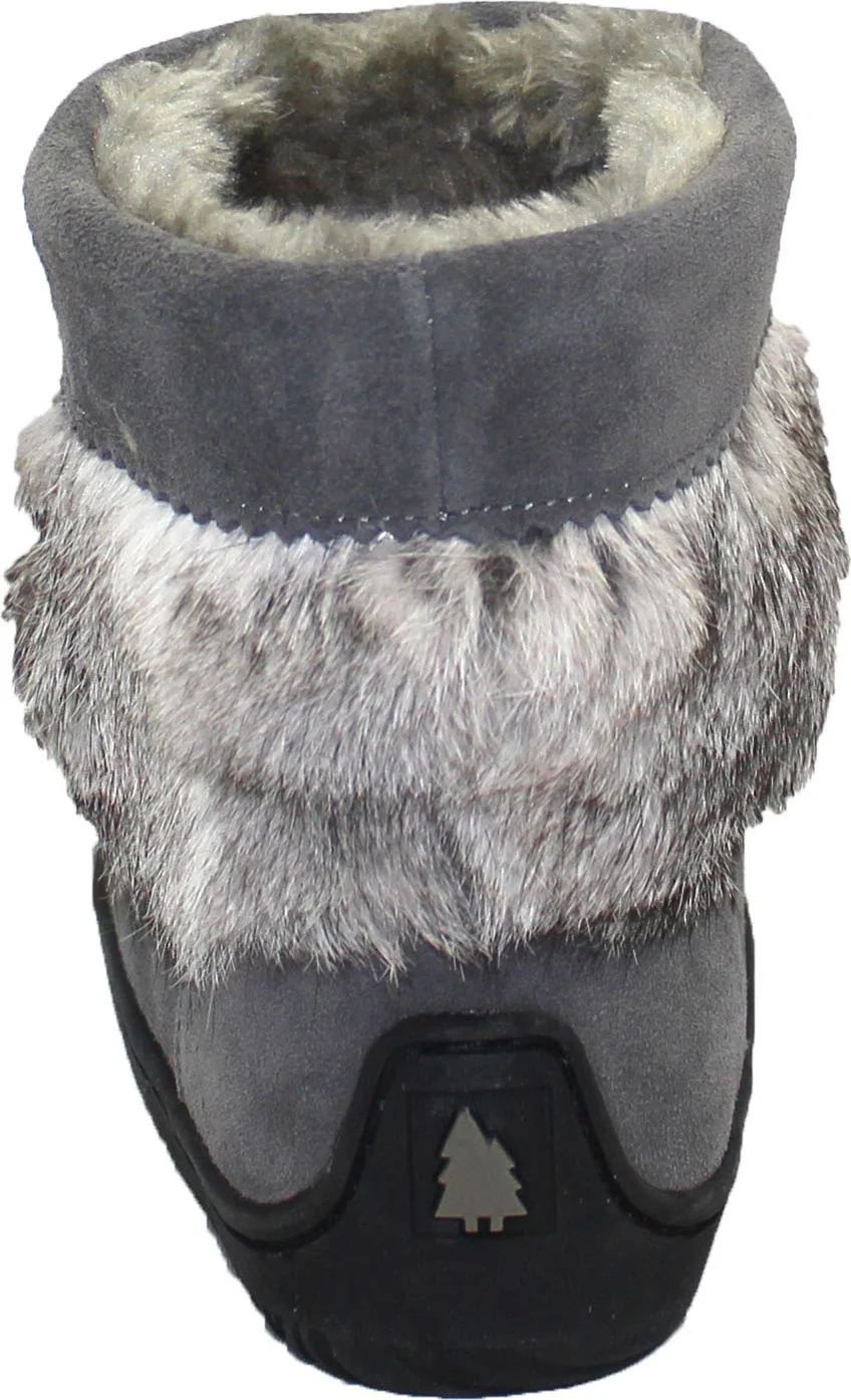 Short Charcoal Suede Mukluk - Image 4