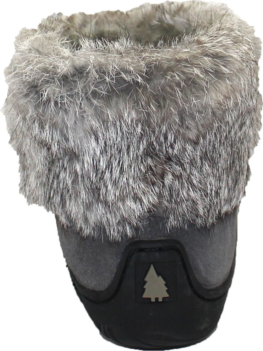 Short Charcoal Suede Mukluk - Image 4