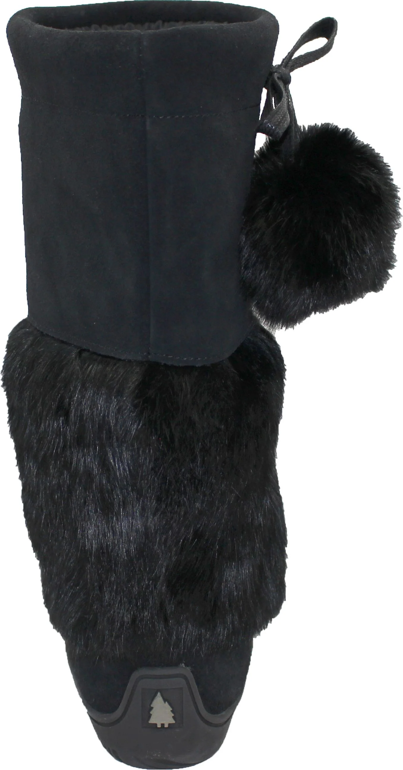 Tall Waterproof Black Suede Mukluk - Image 4