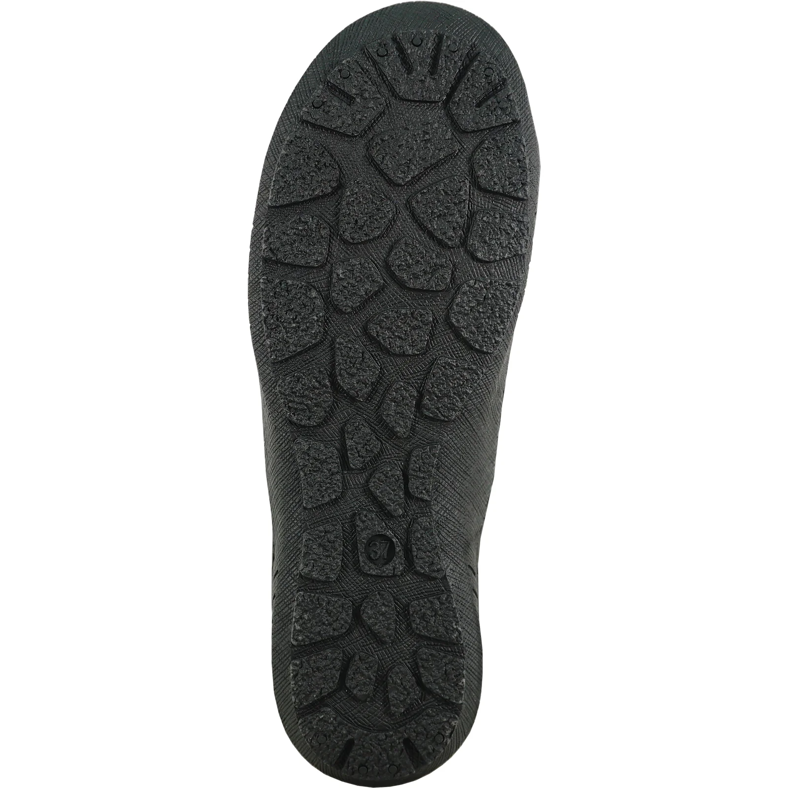 Black Lace Up Boot With Side Zip - Image 4
