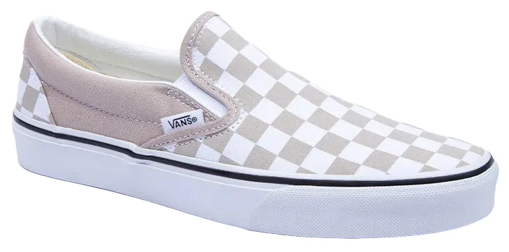 Fu Classic Slip On Color Theory Checkerboard Mushroom