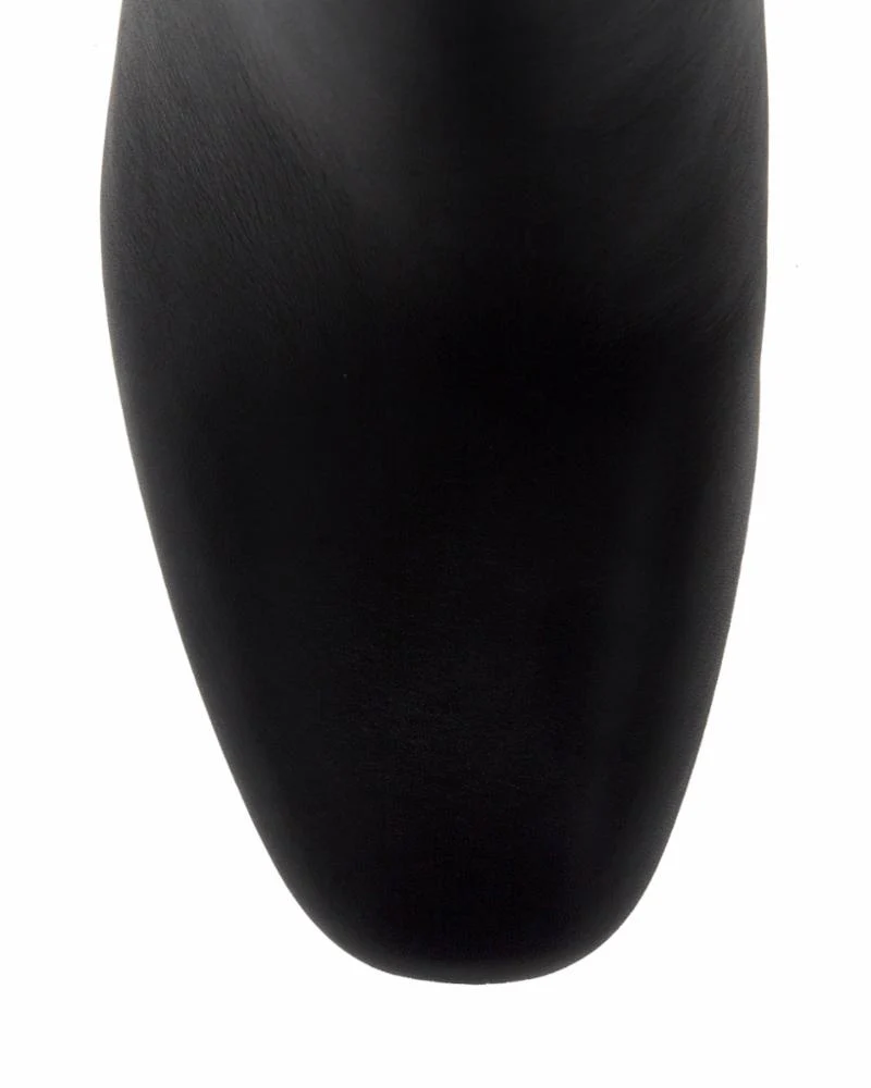 Kalyca-black - Soft Silky Leather Black - Image 4